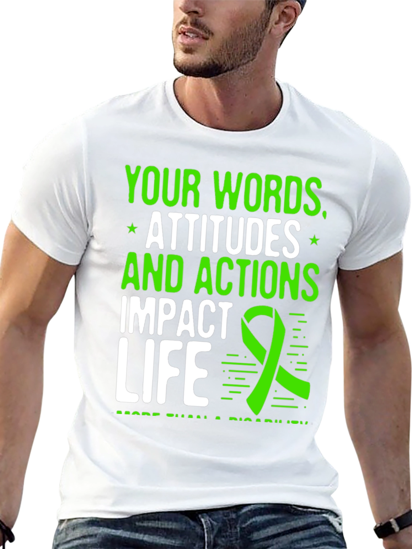 Impact Life T-Shirt: Words Attitudes Actions Matter