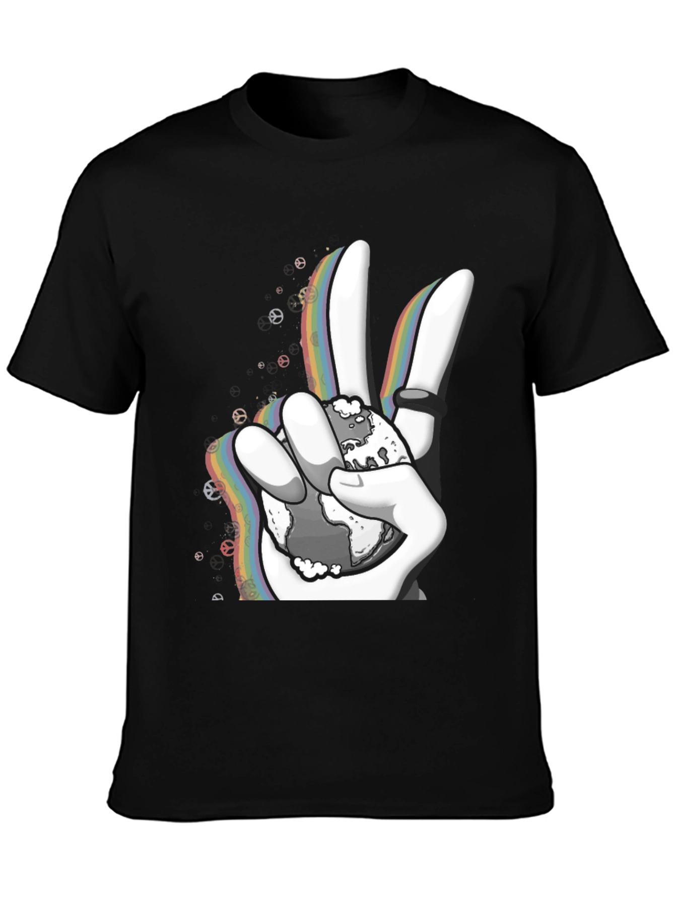 Peace Sign Graphic T-Shirt