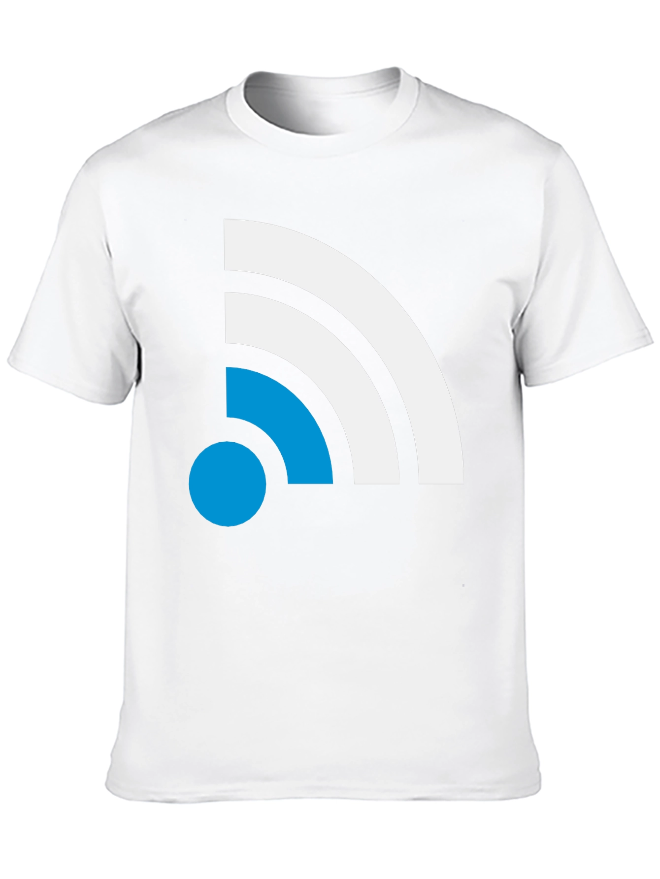 Modern Wi-Fi Signal T-Shirt - Black