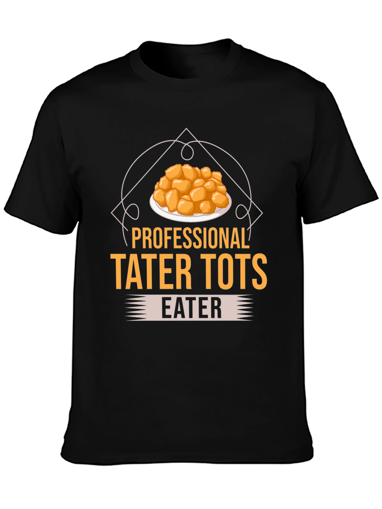 Professional Tater Tots Eater Black T-Shirt