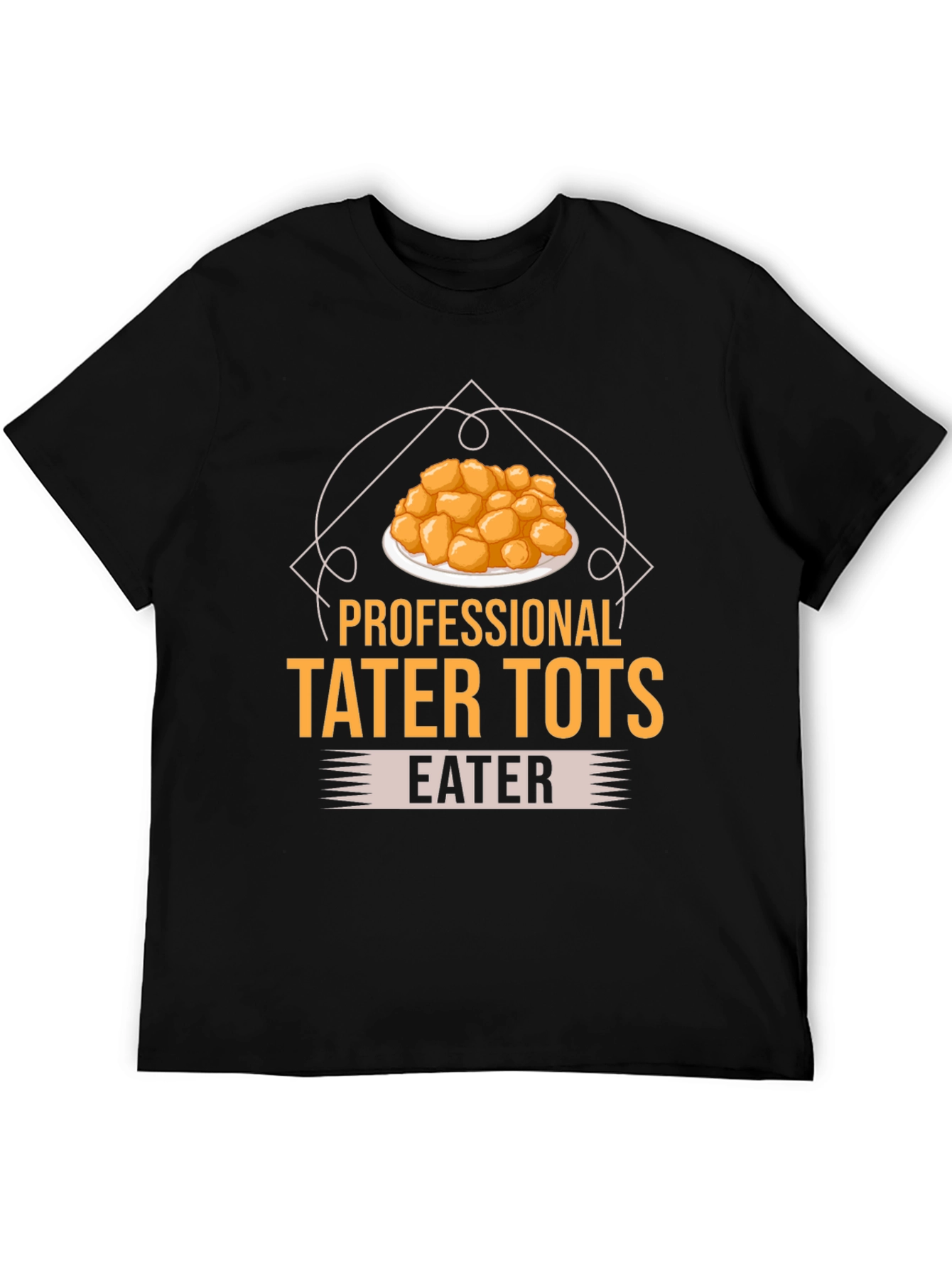 Professional Tater Tots Eater Black T-Shirt