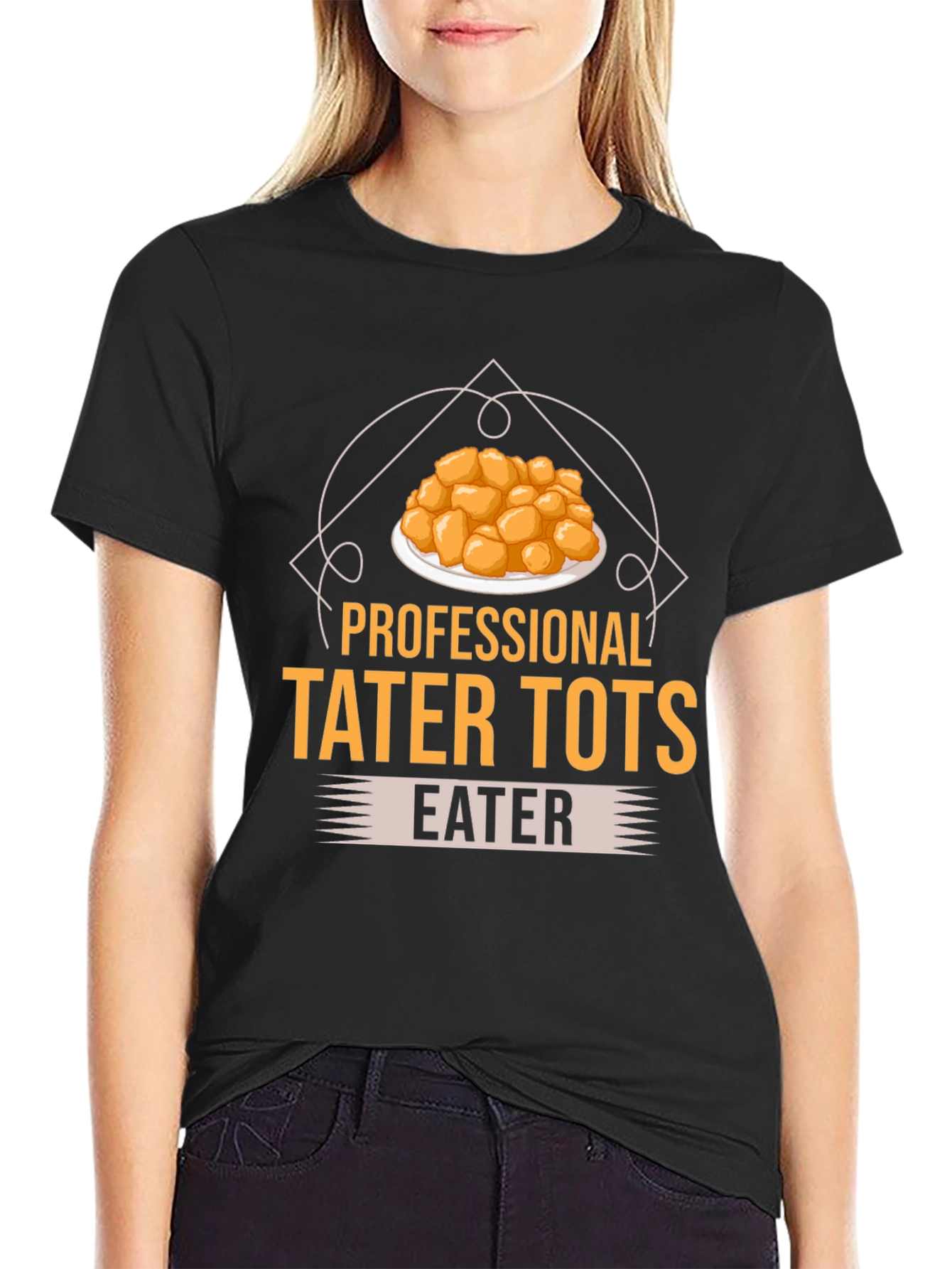 Professional Tater Tots Eater Black T-Shirt