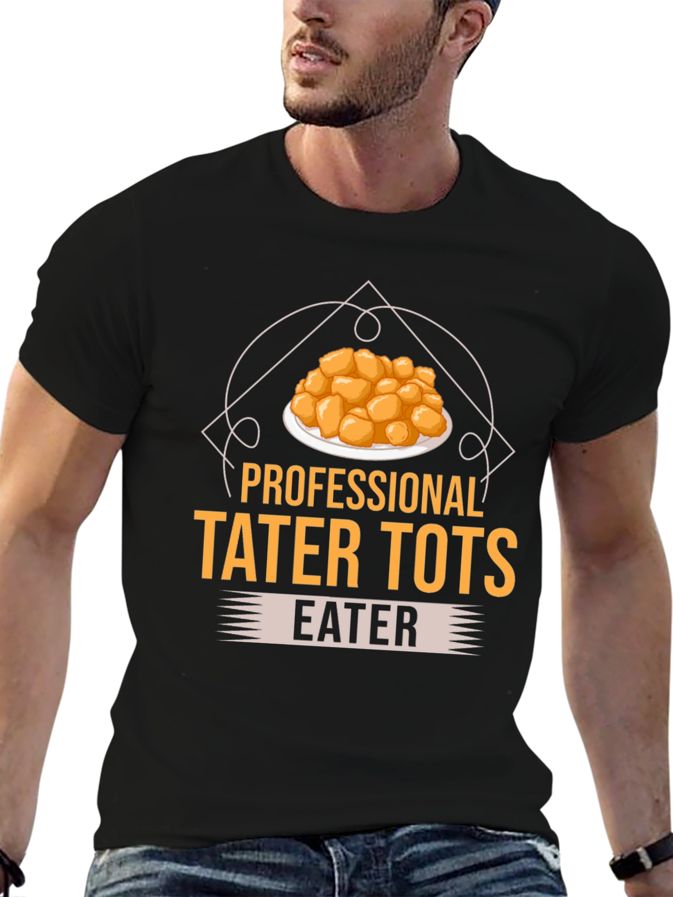 Professional Tater Tots Eater Black T-Shirt