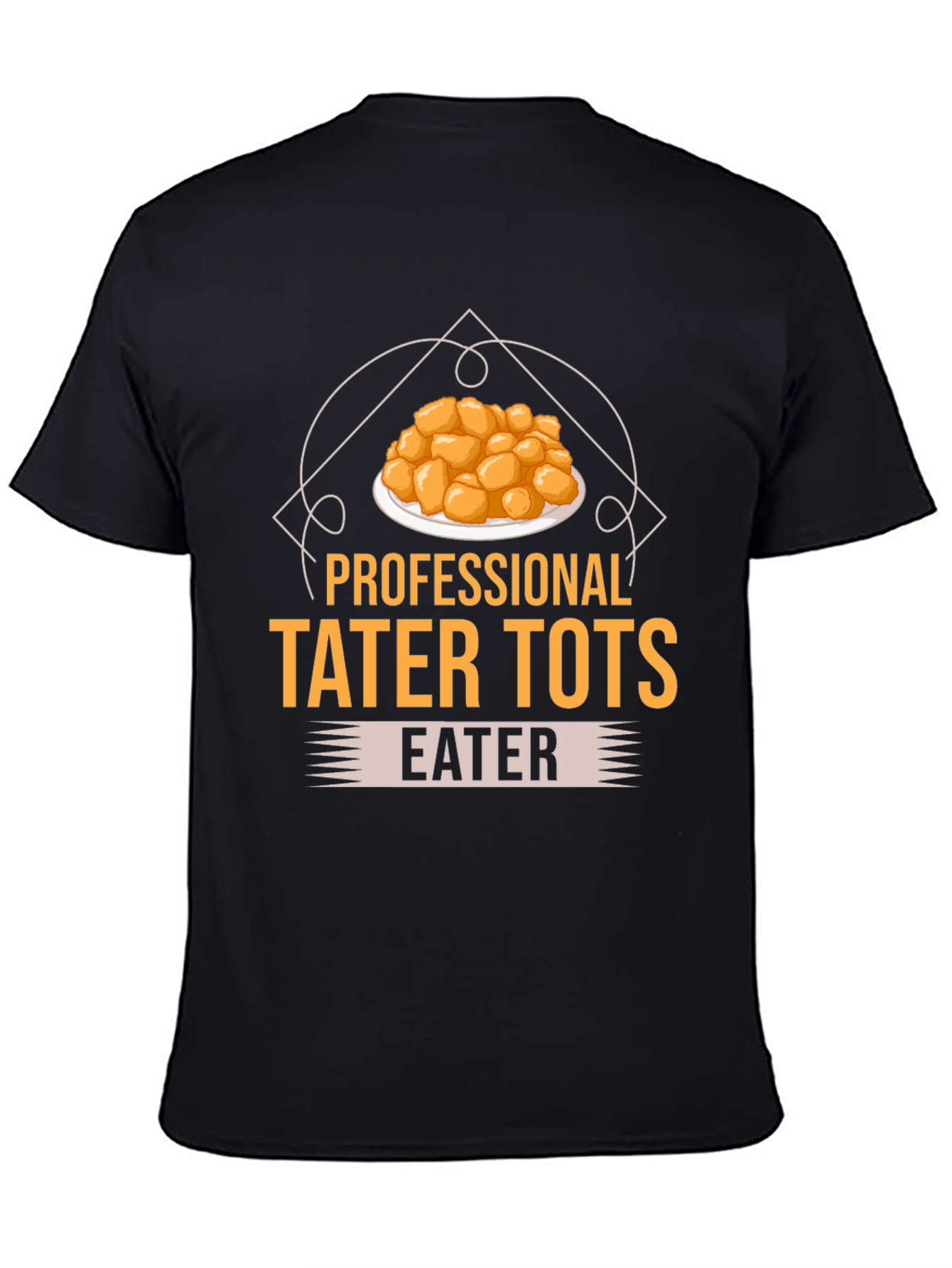 Professional Tater Tots Eater Black T-Shirt