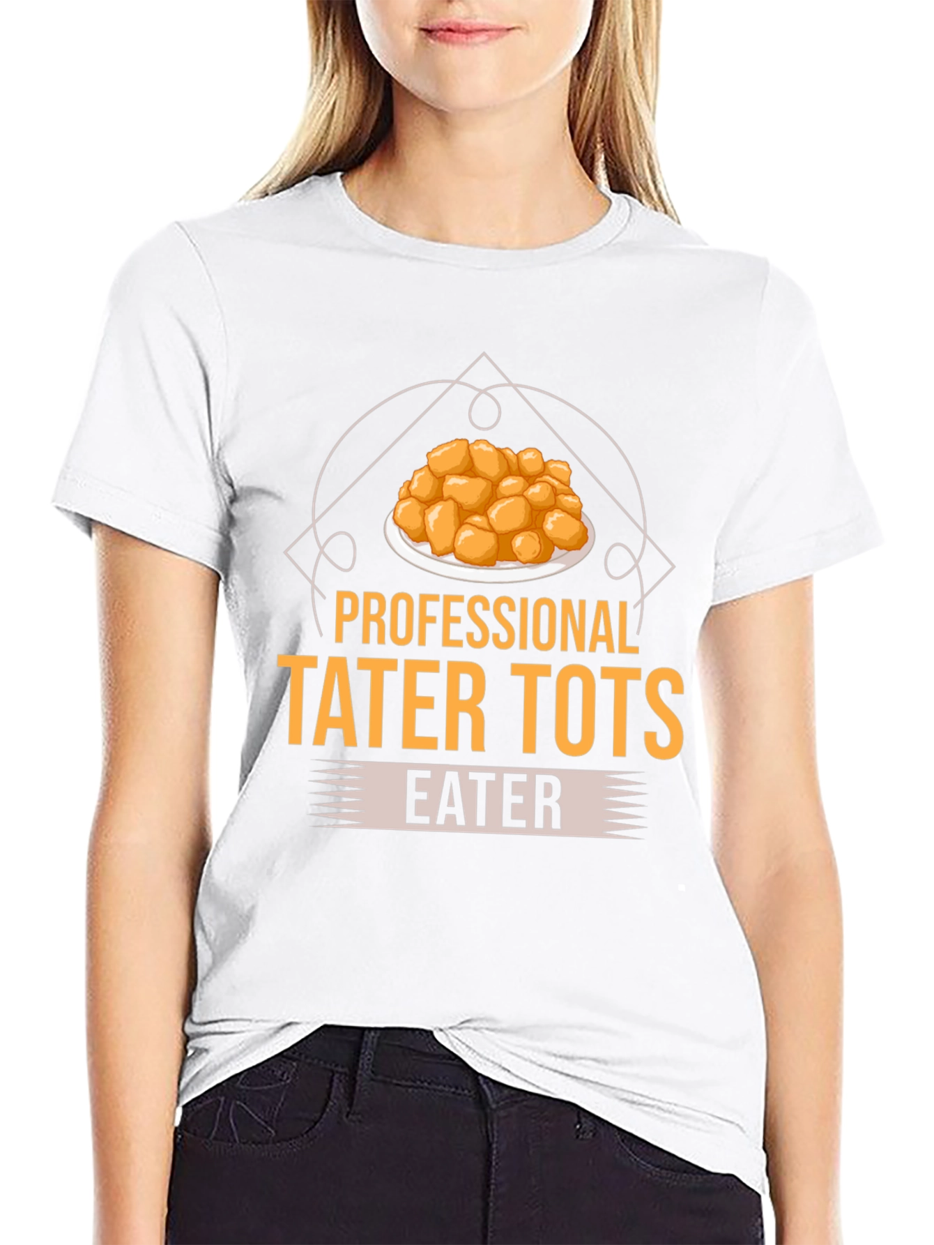 Professional Tater Tots Eater Black T-Shirt
