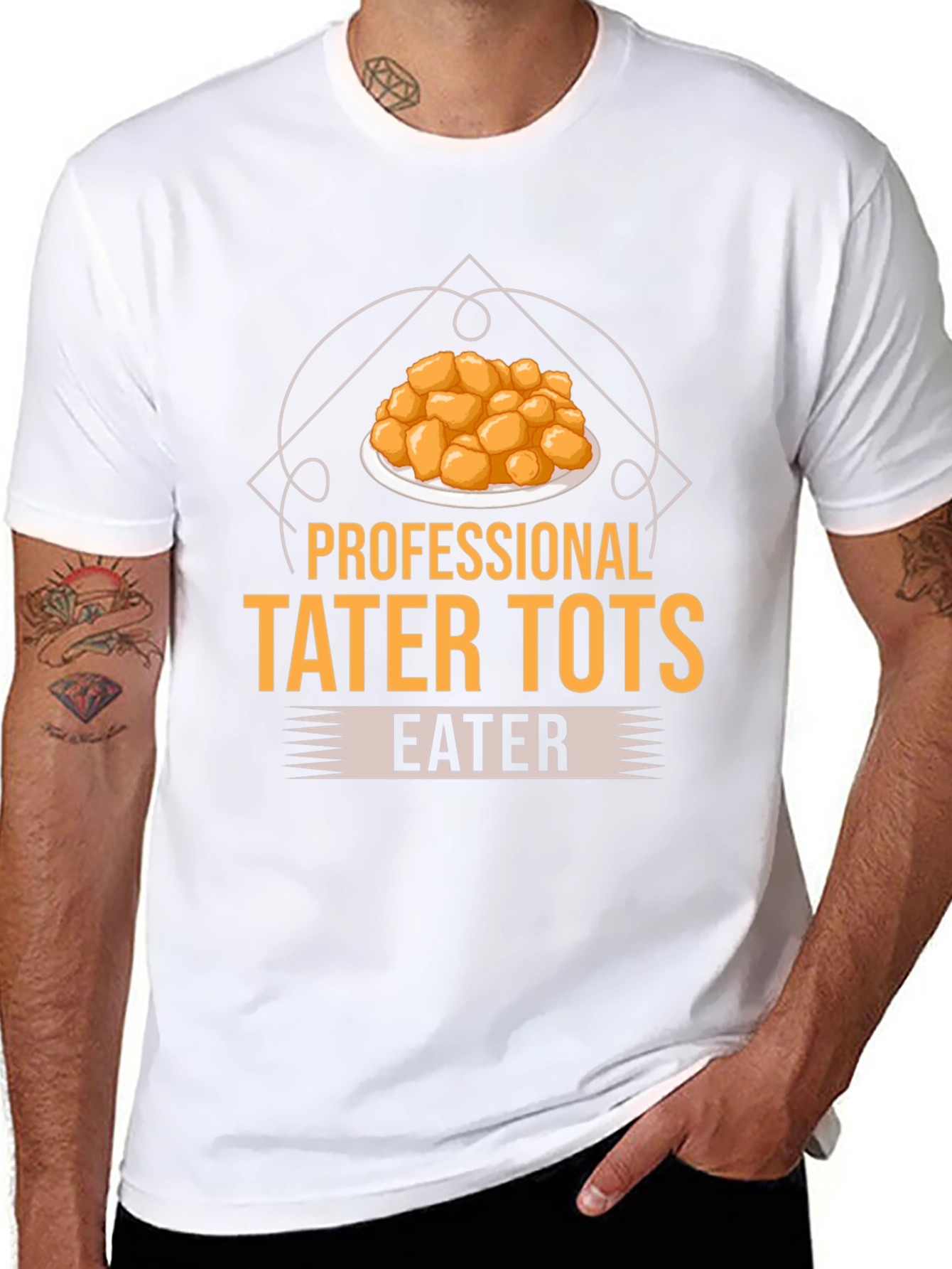 Professional Tater Tots Eater Black T-Shirt