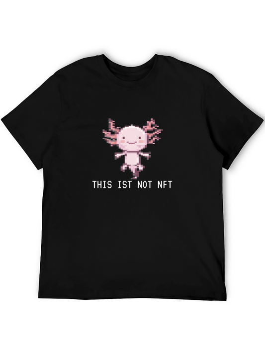 Axolotl Pixel Art T-Shirt - This is Not NFT Gamer Tee