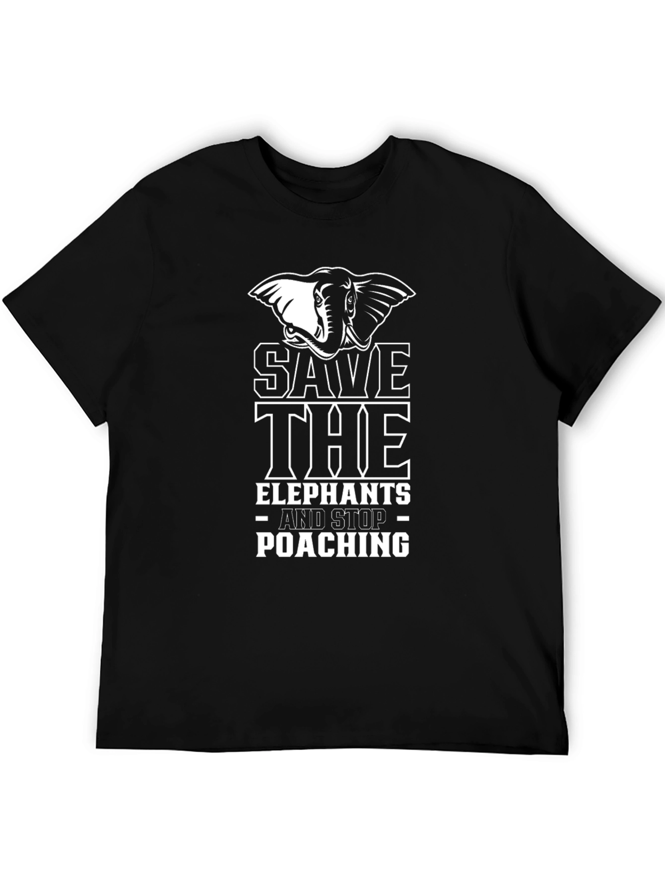 Save The Elephants Graphic T-Shirt