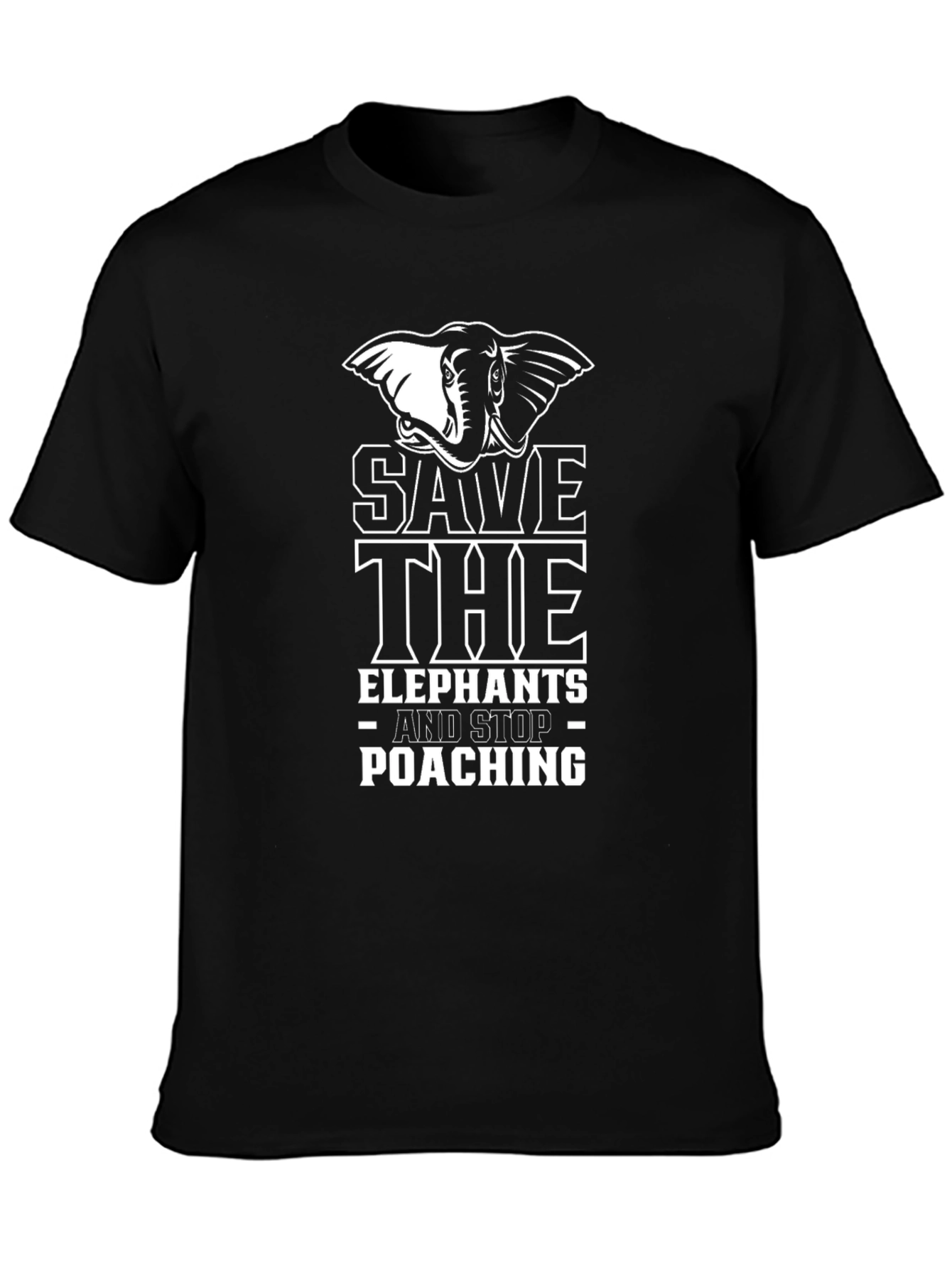 Save The Elephants Graphic T-Shirt