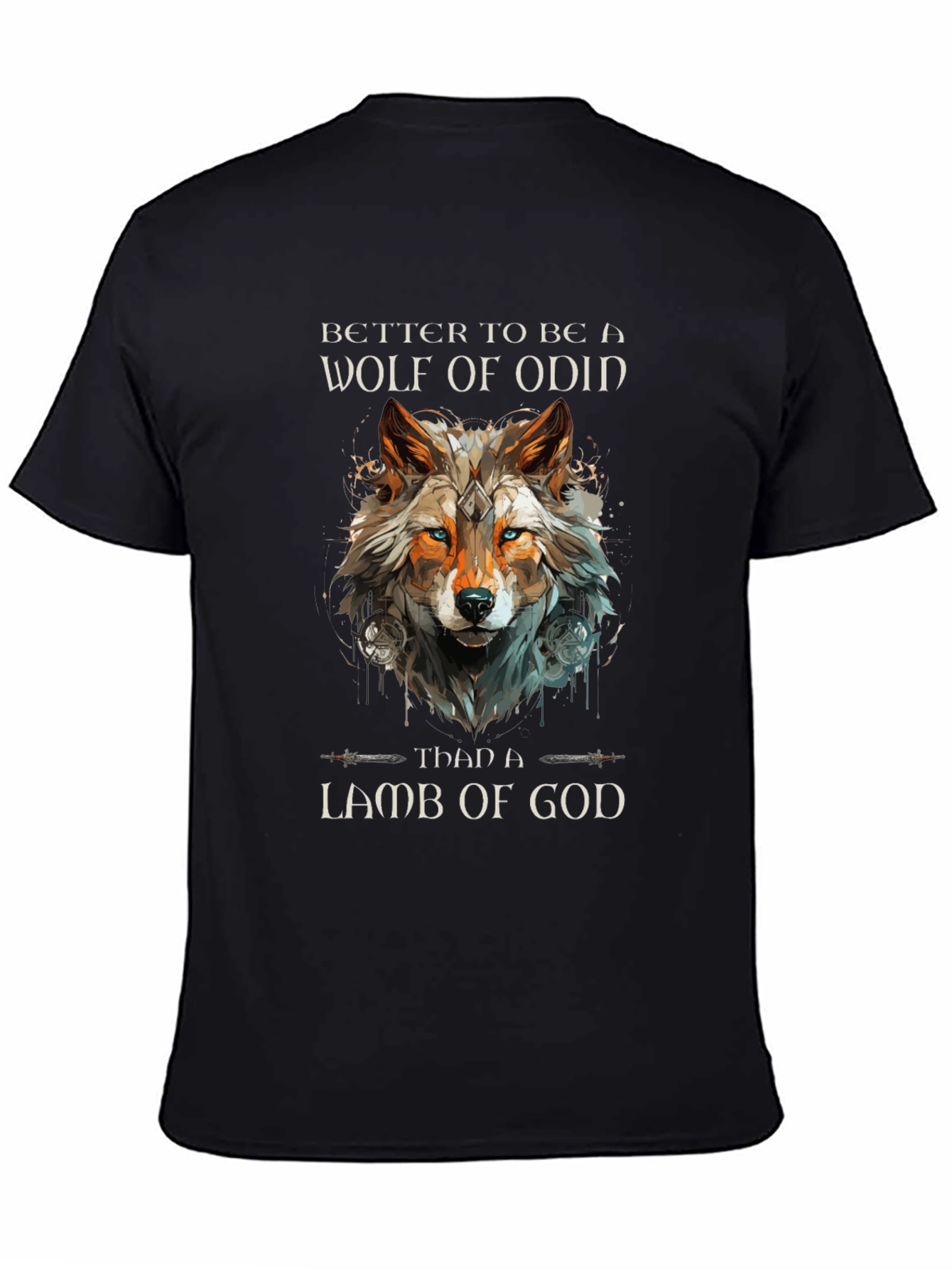 Wolf of Odin Graphic T-Shirt