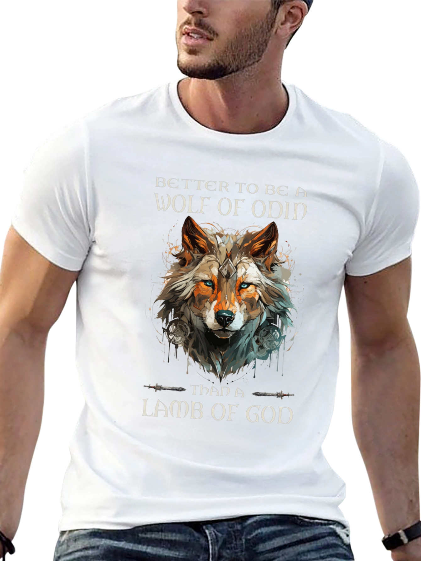 Wolf of Odin Graphic T-Shirt