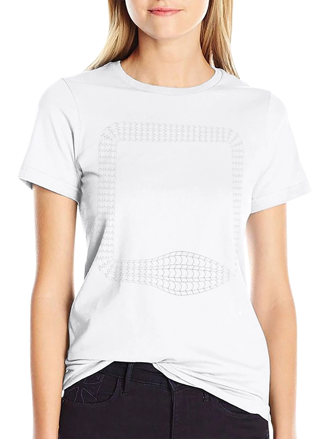 Mens Solid Black Crew Neck T-Shirt