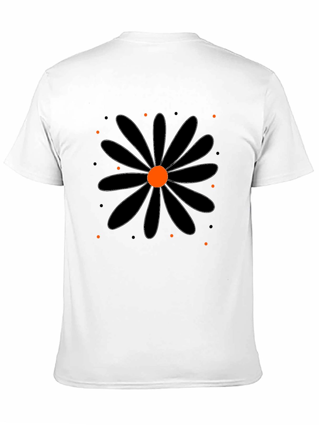 Black Daisy Graphic Tee