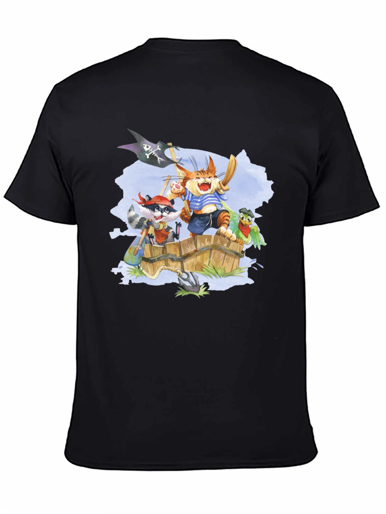 Pirate Crew T-Shirt - Cartoon Animal Design