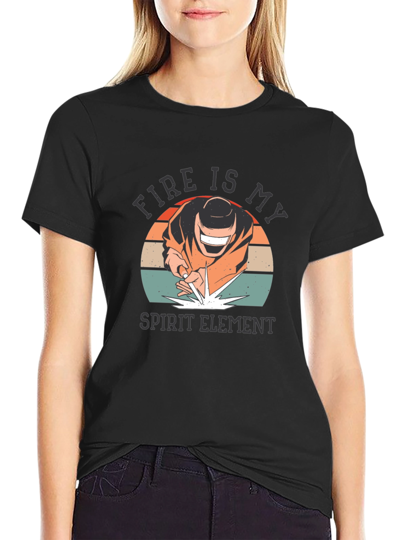 Fire Is My Spirit Element Graphic Tee