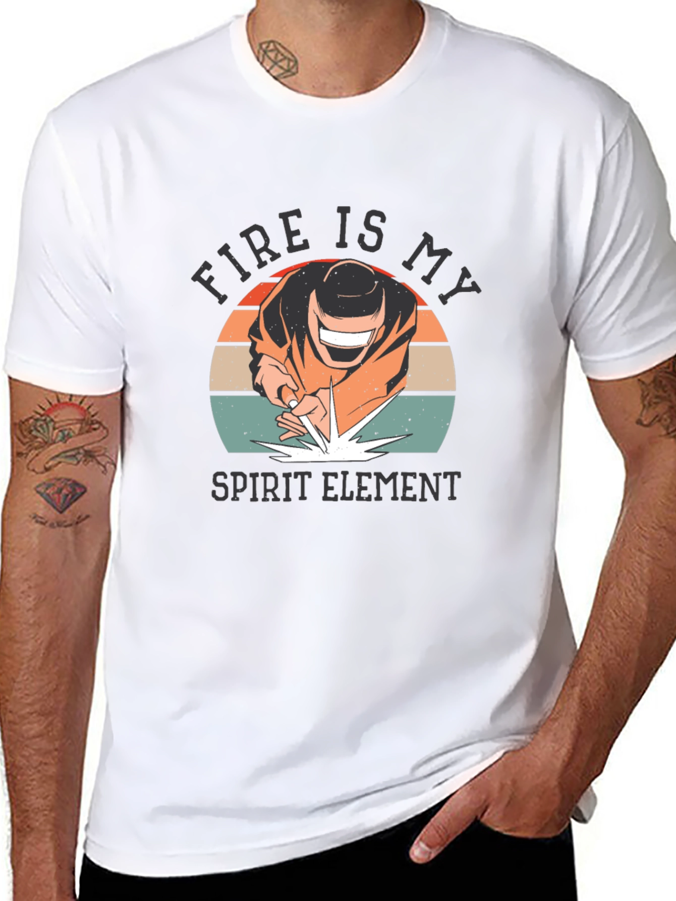 Fire Is My Spirit Element Graphic Tee