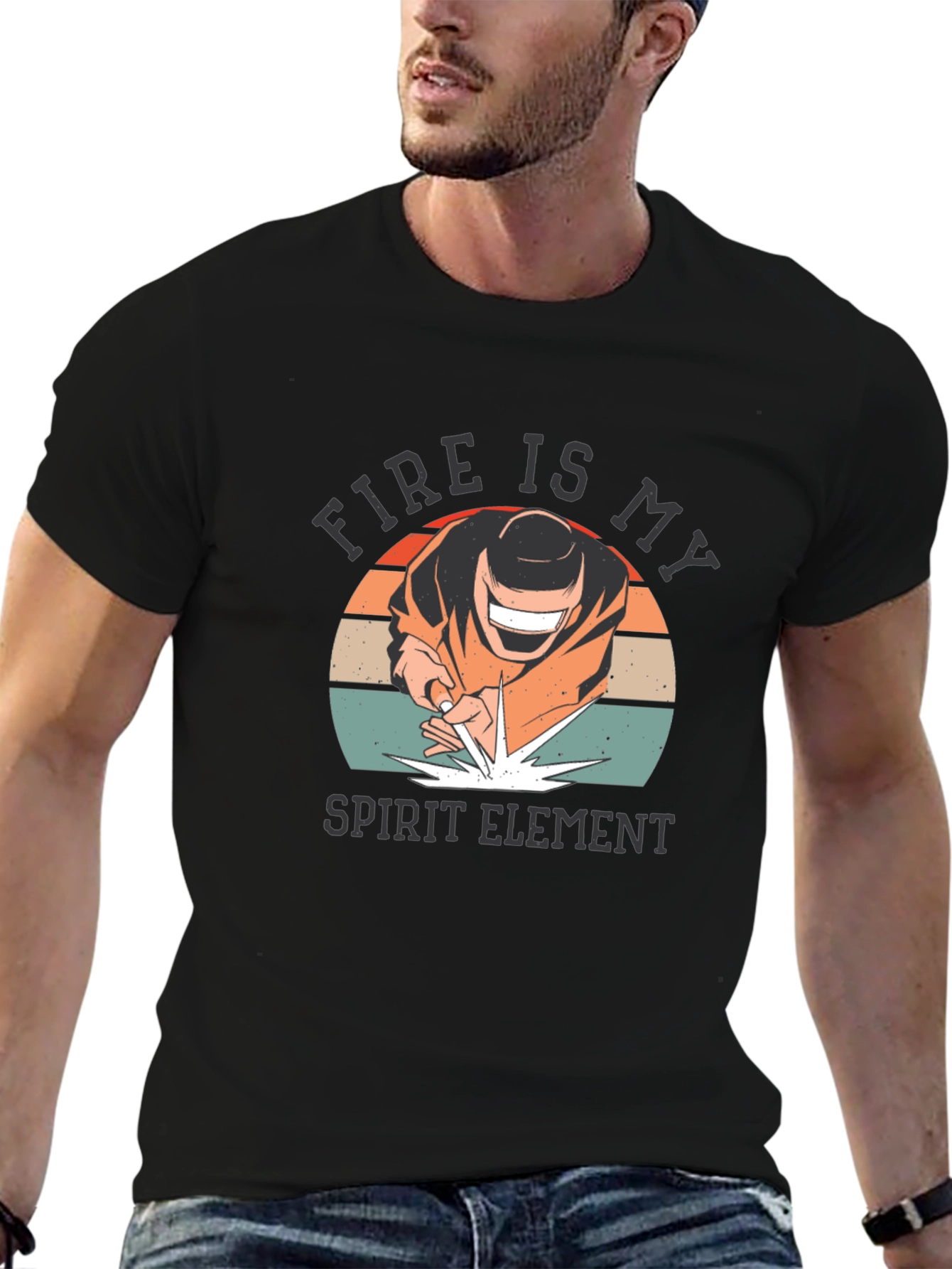 Fire Is My Spirit Element Graphic Tee