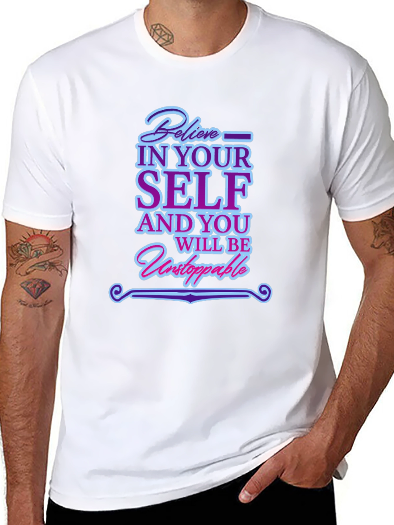 Believe In Yourself T-Shirt - Inspirational Quote Tee