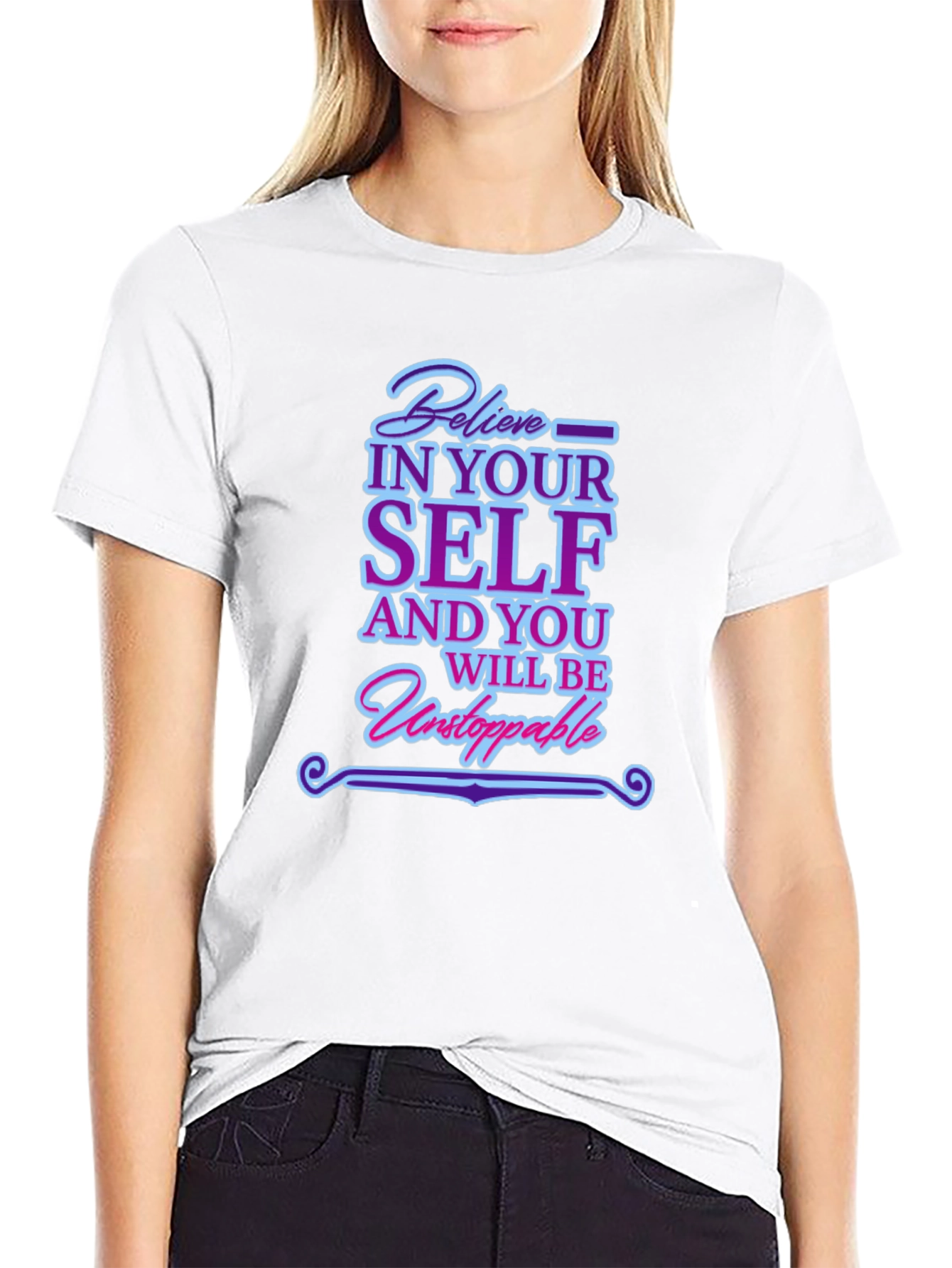 Believe In Yourself T-Shirt - Inspirational Quote Tee