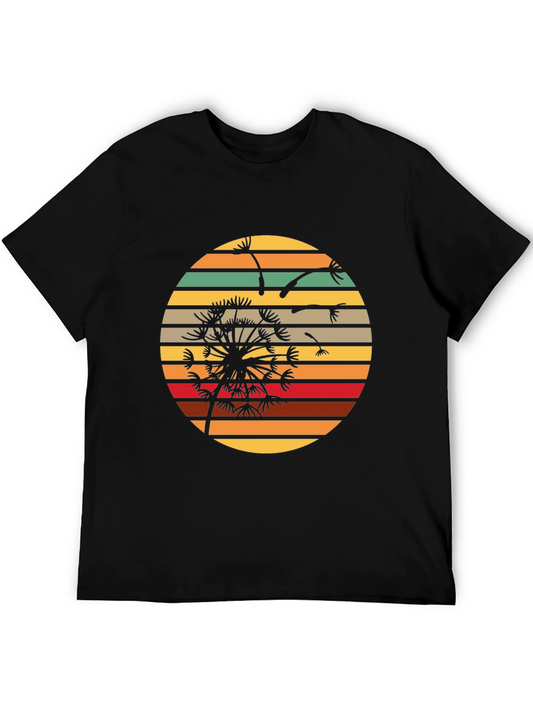 Retro Dandelion Graphic Tee - Comfort Fit