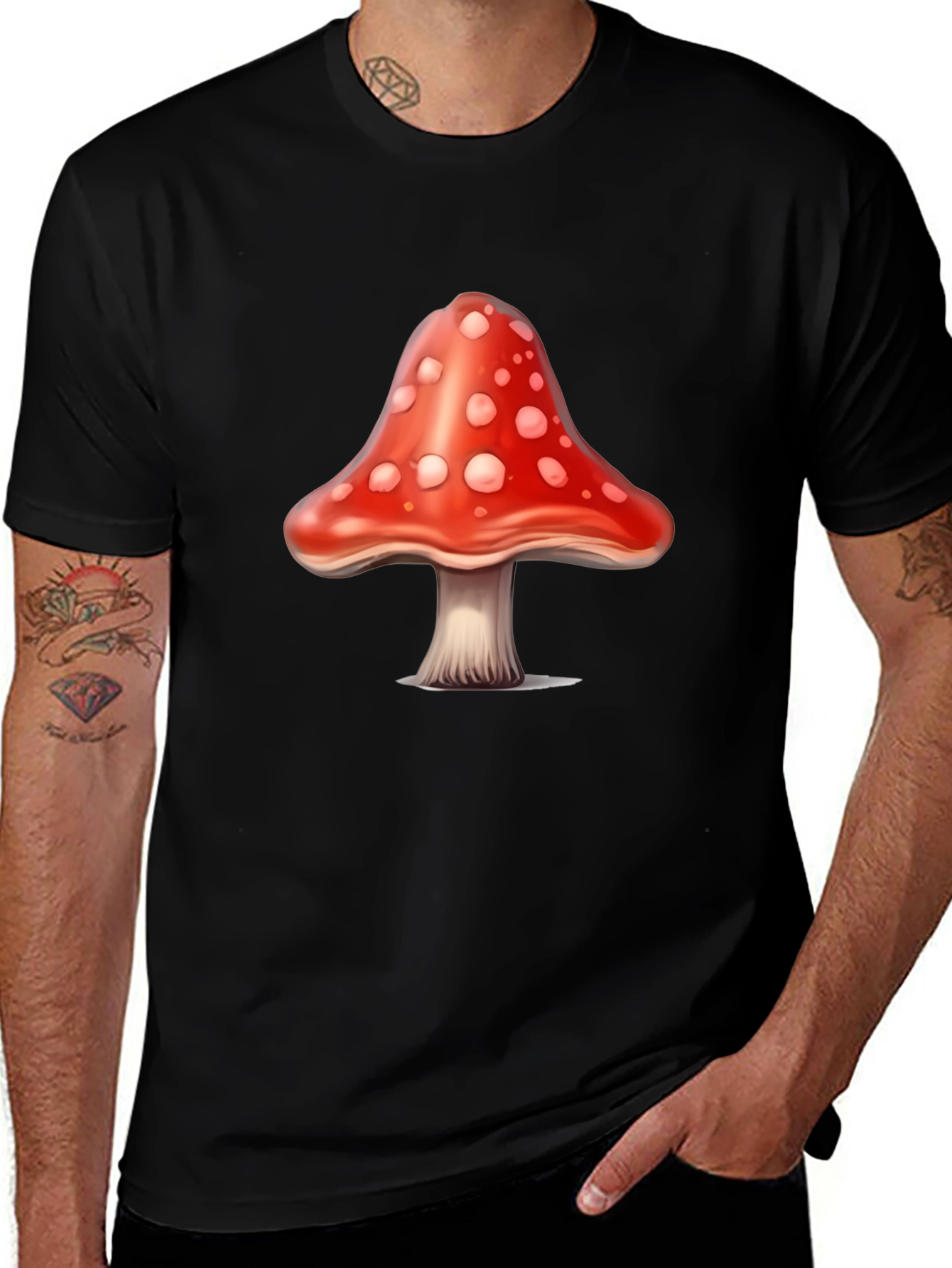 Mushroom Graphic Tee - Stylish and Fun Design