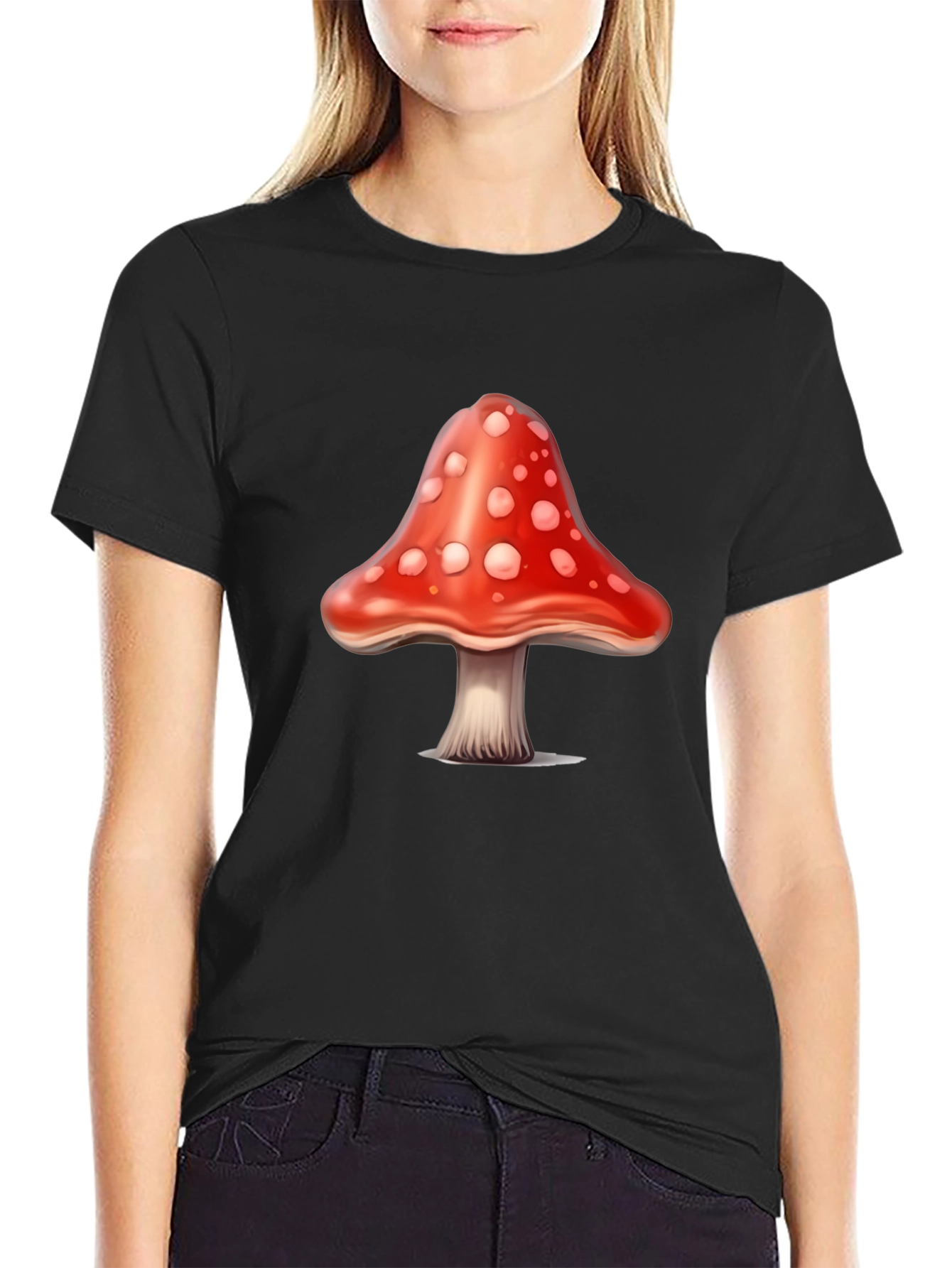 Mushroom Graphic Tee - Stylish and Fun Design