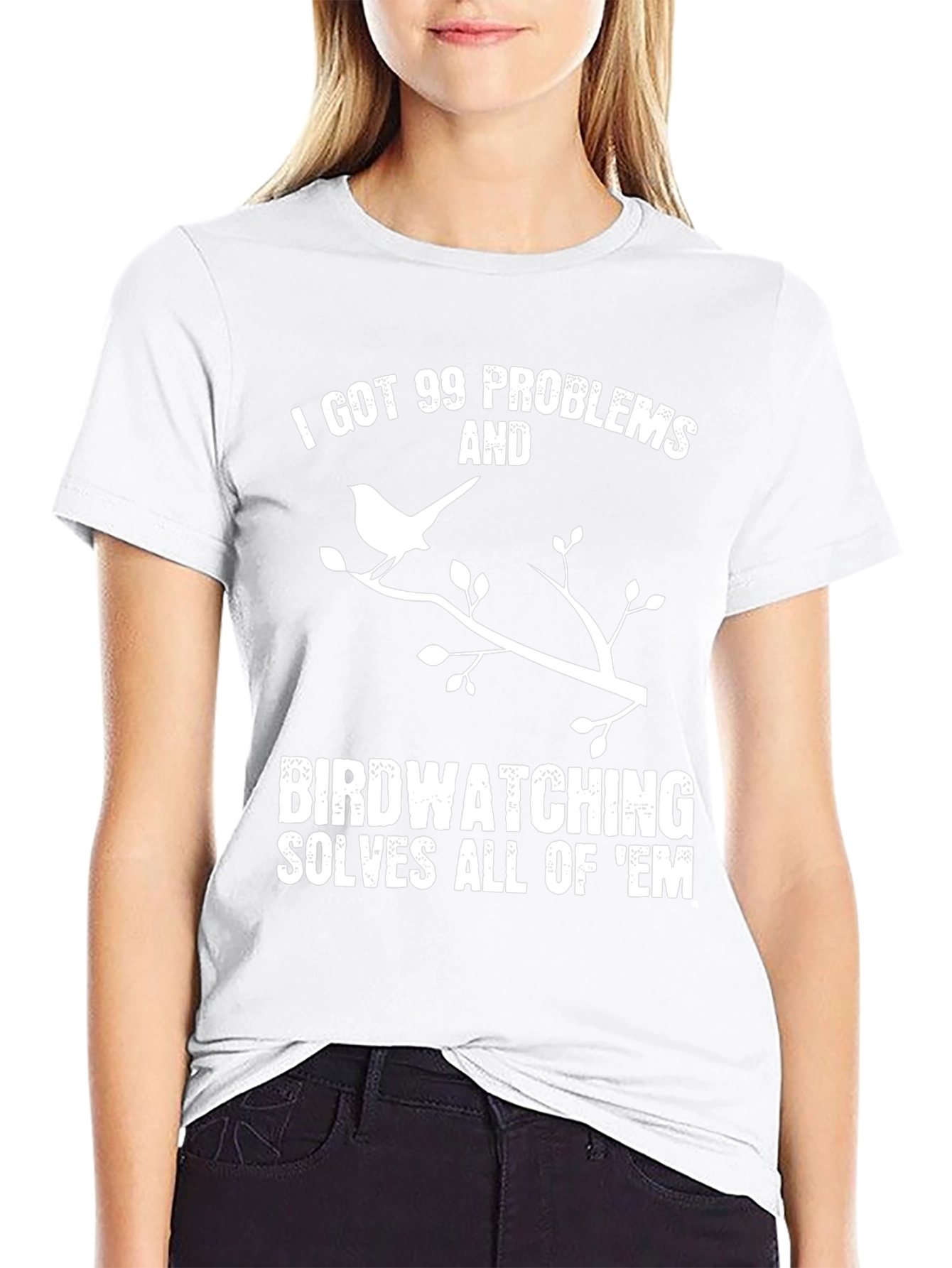 Birdwatching Solves All T-Shirt