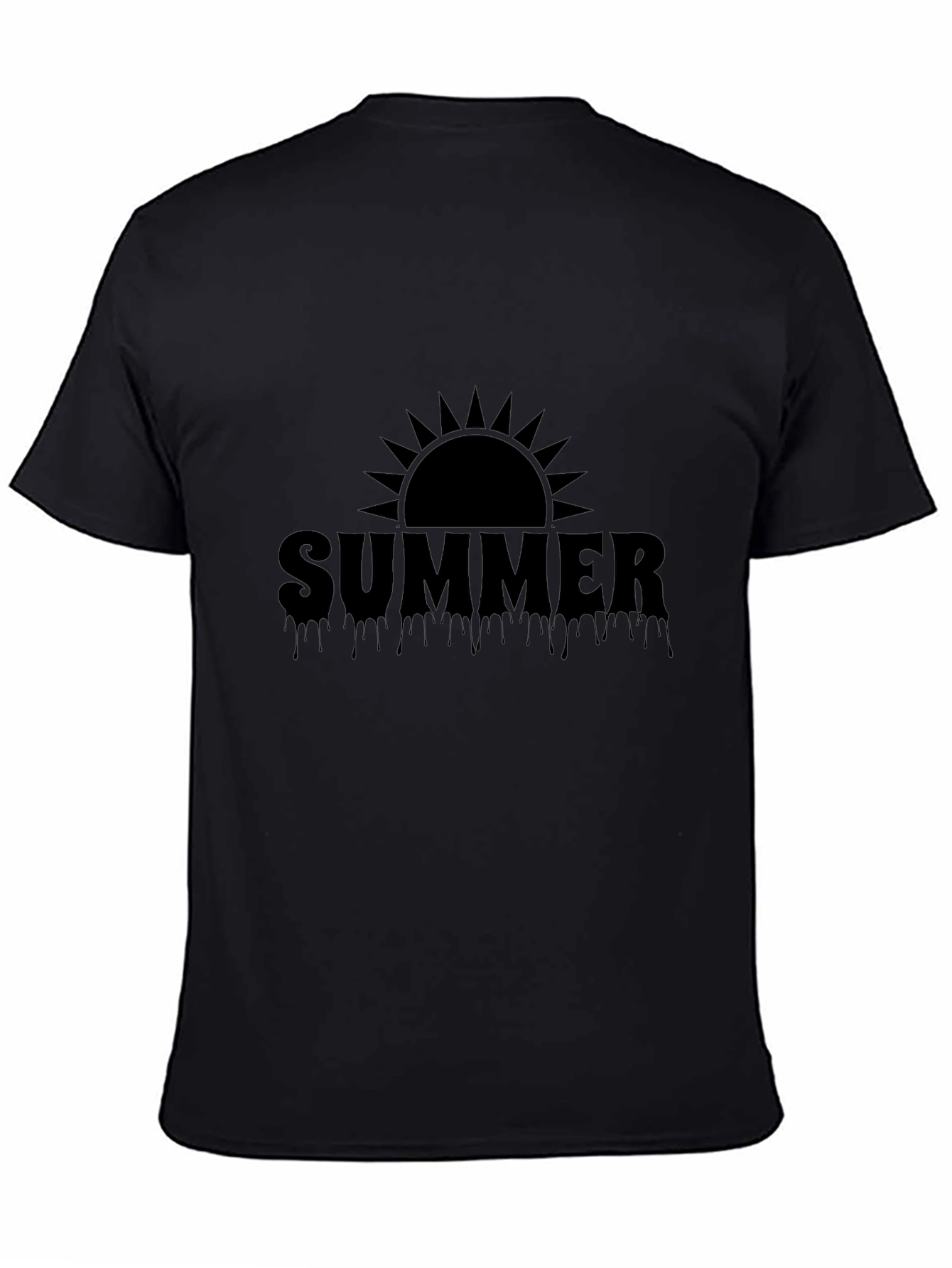 Summer Sun Drip Graphic Tee - Cool Style