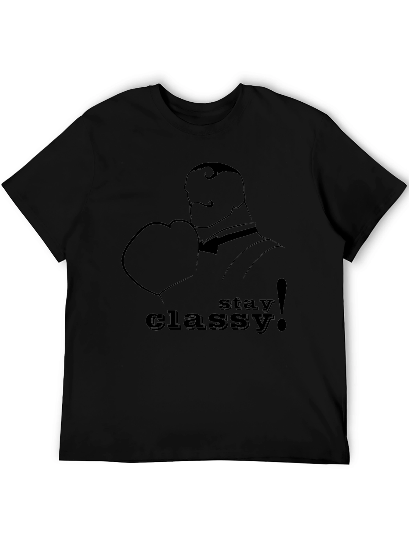 Stay Classy Black T-Shirt