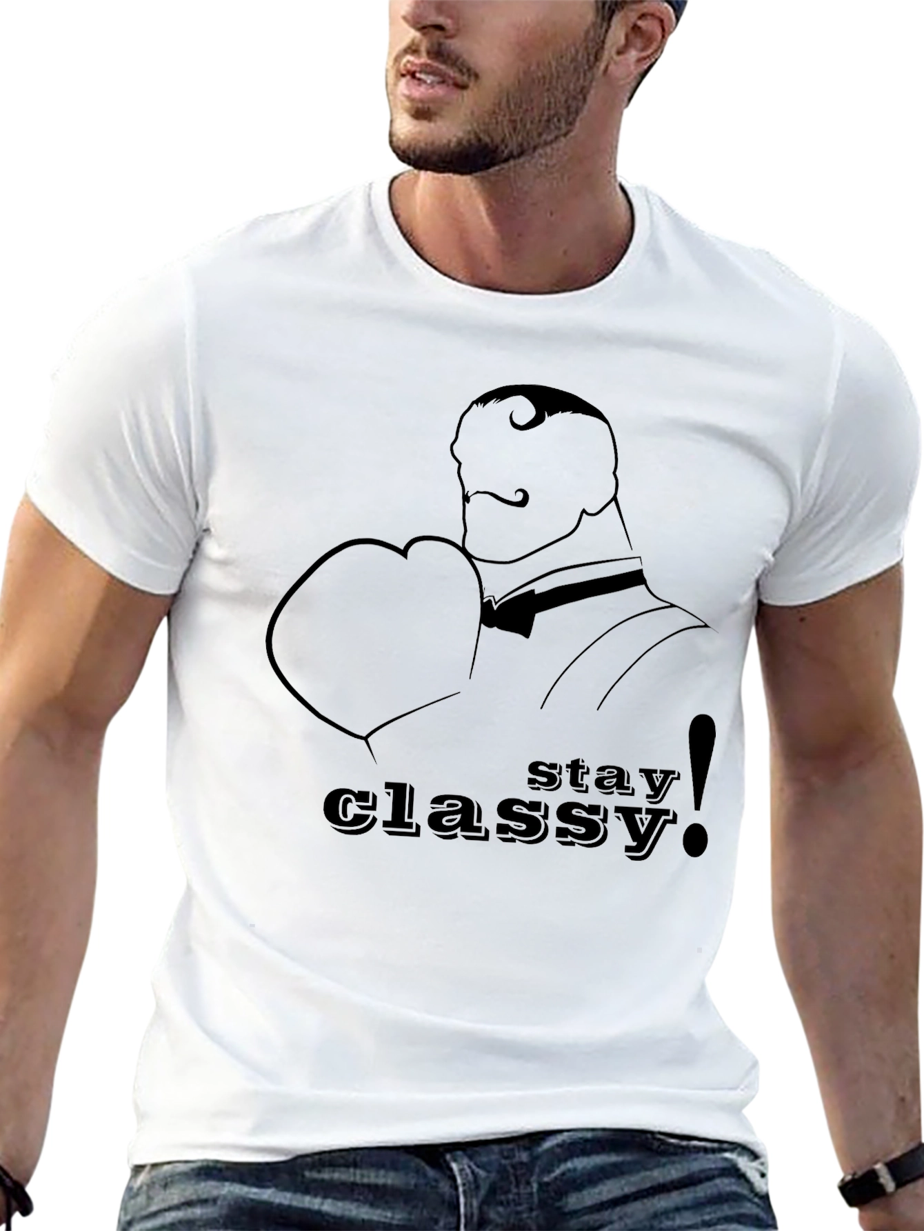 Stay Classy Black T-Shirt