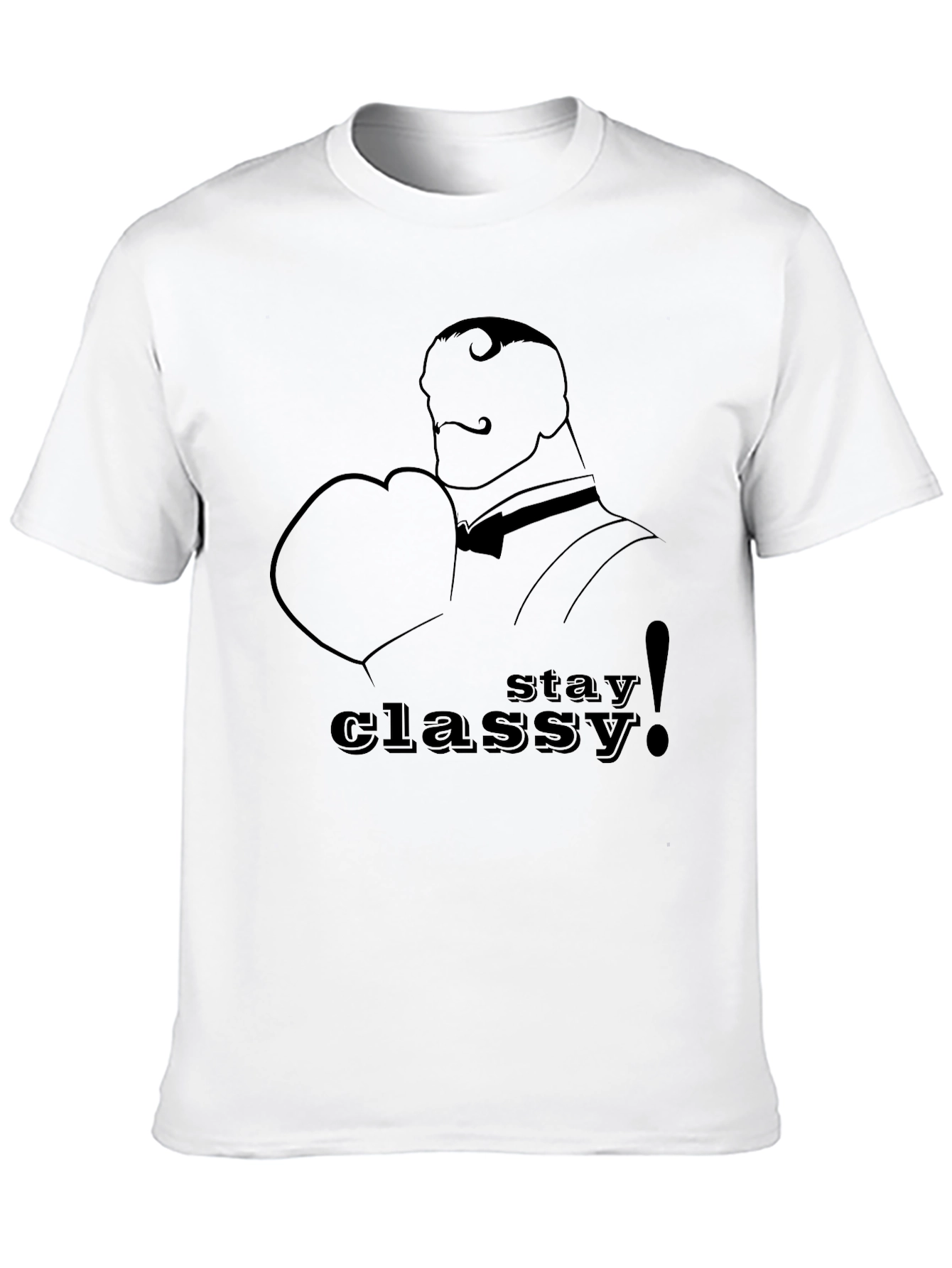 Stay Classy Black T-Shirt