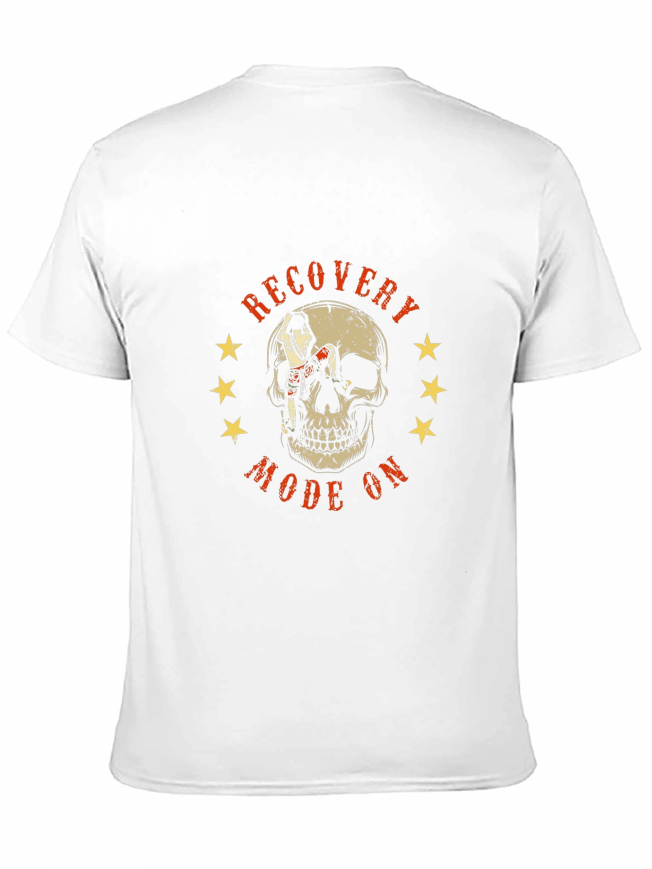 Recovery Mode On Skull Graphic T-Shirt