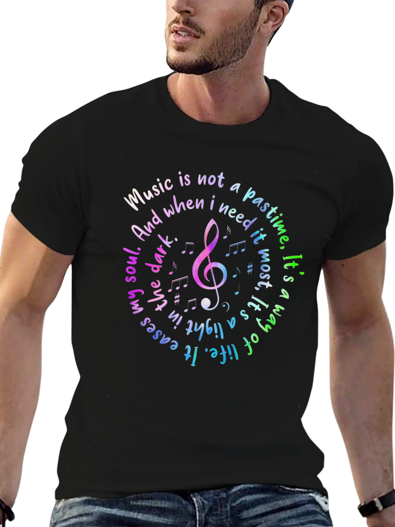 Music is Not a Pastime Graphic Tee