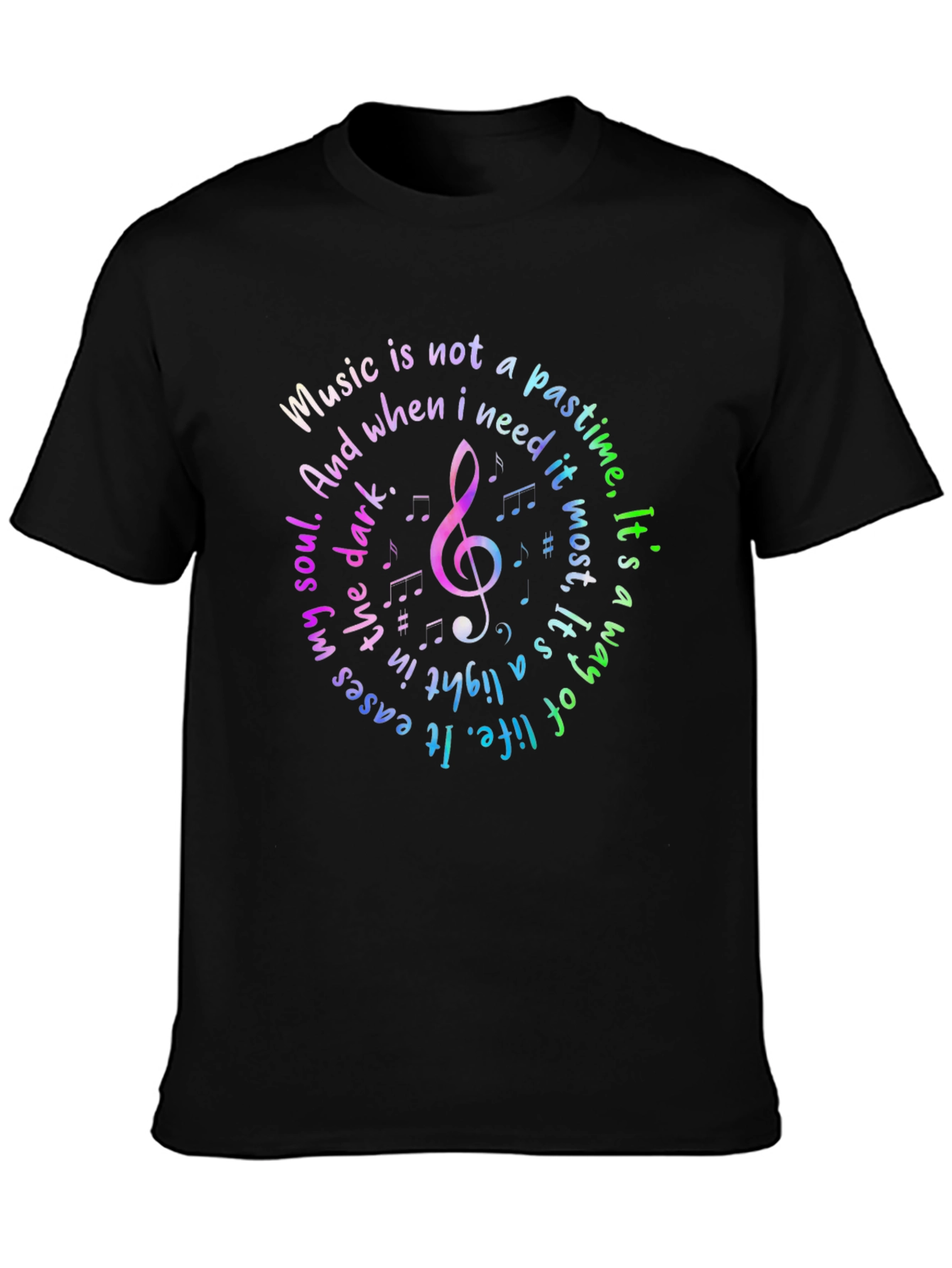 Music is Not a Pastime Graphic Tee