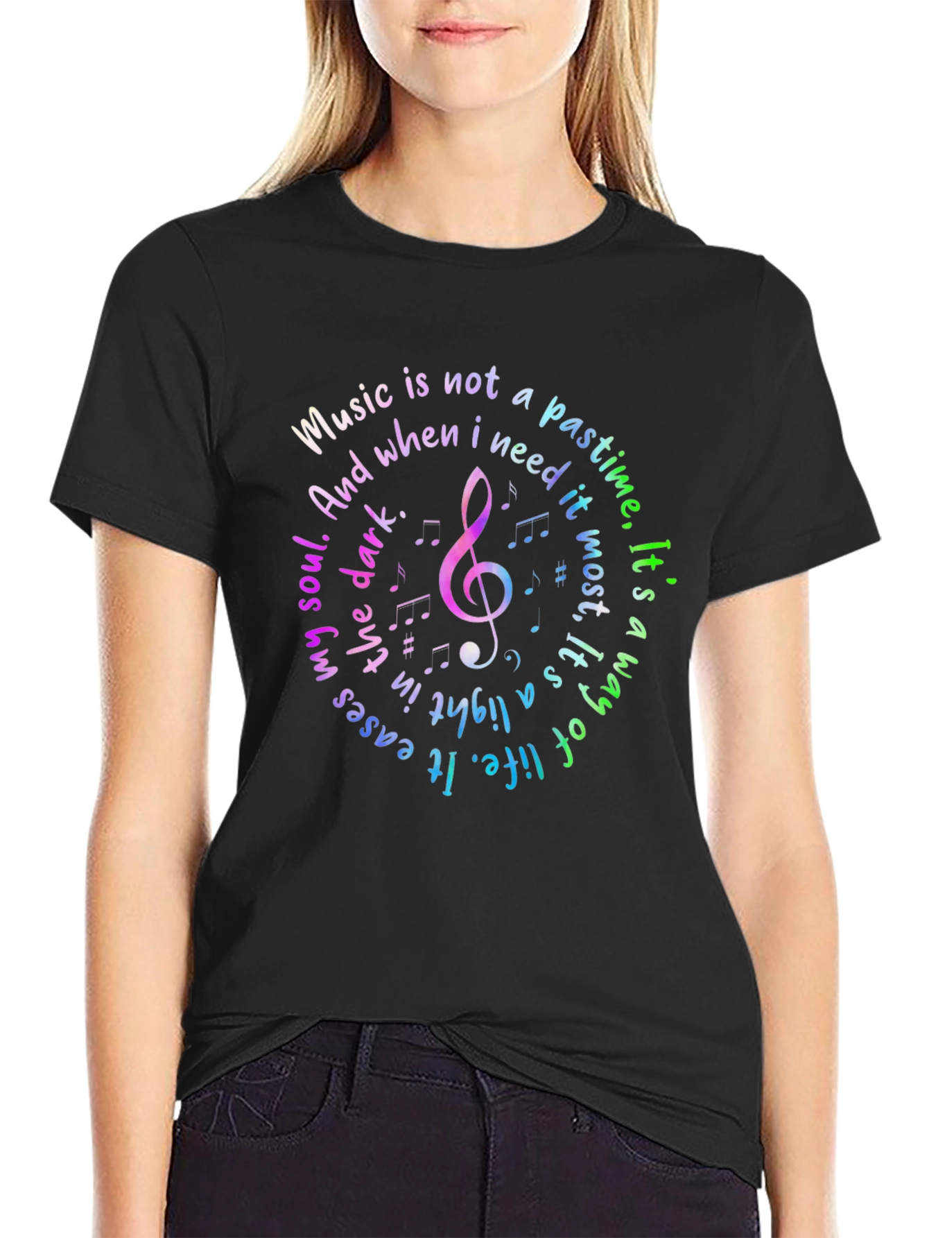 Music is Not a Pastime Graphic Tee