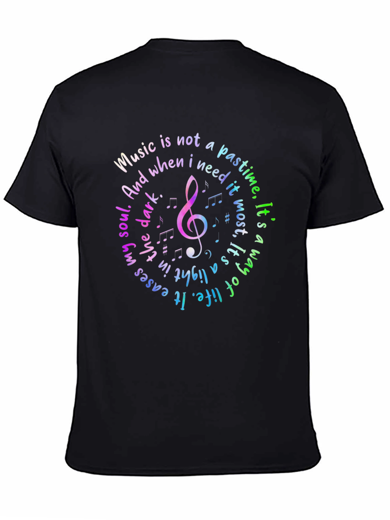 Music is Not a Pastime Graphic Tee
