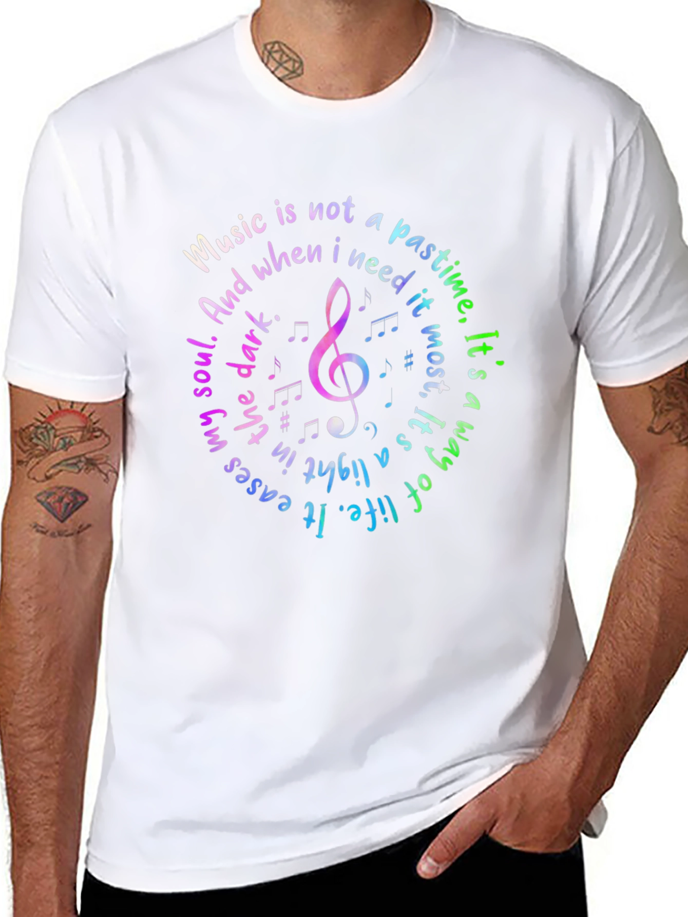 Music is Not a Pastime Graphic Tee