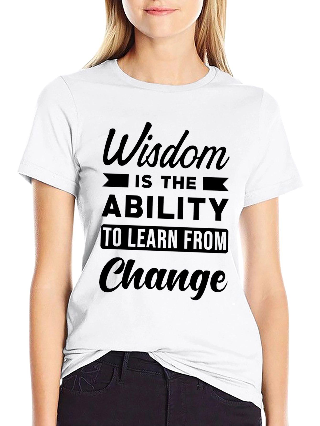 Wisdom Graphic Tee - Learn from Change