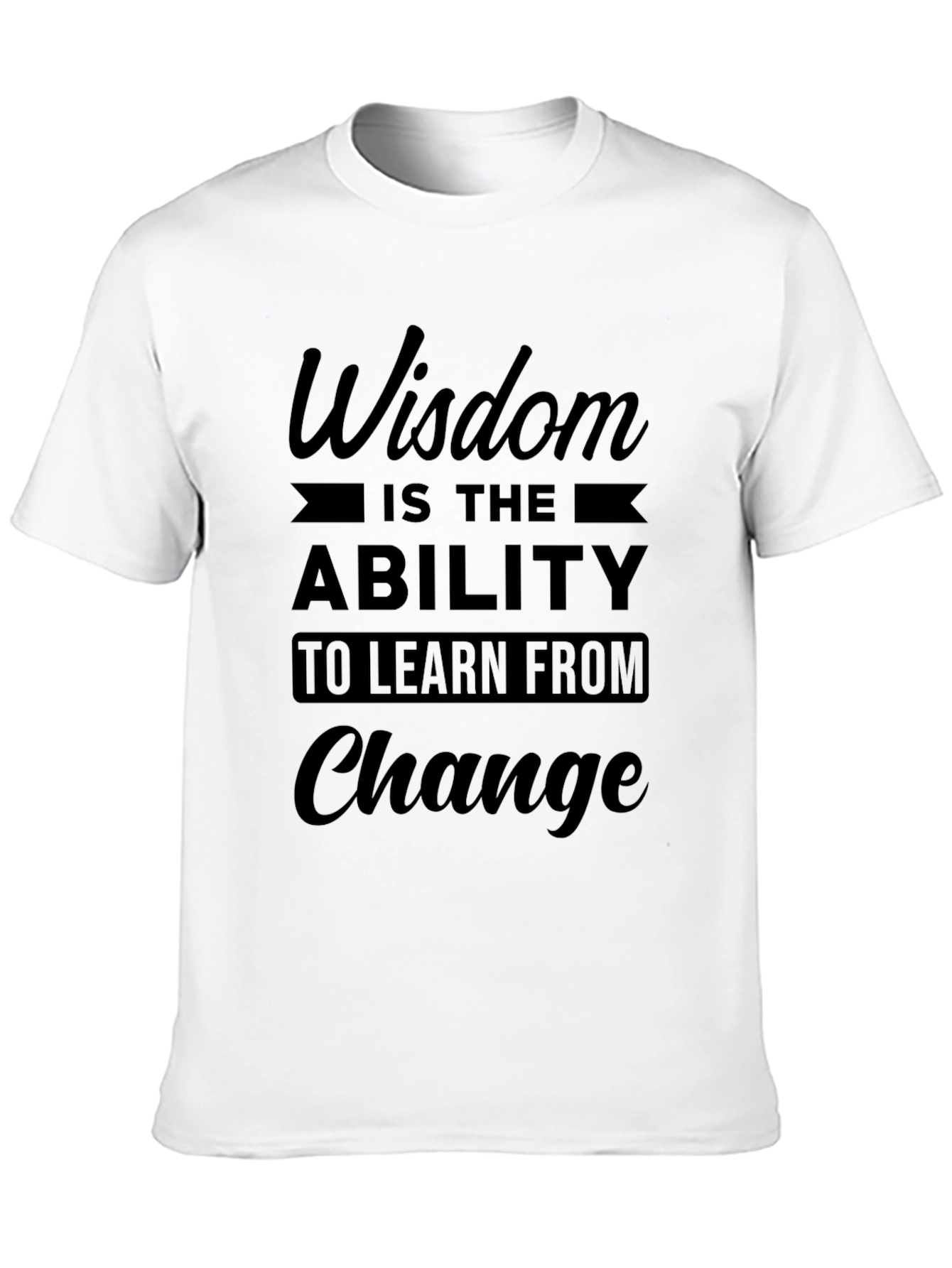 Wisdom Graphic Tee - Learn from Change