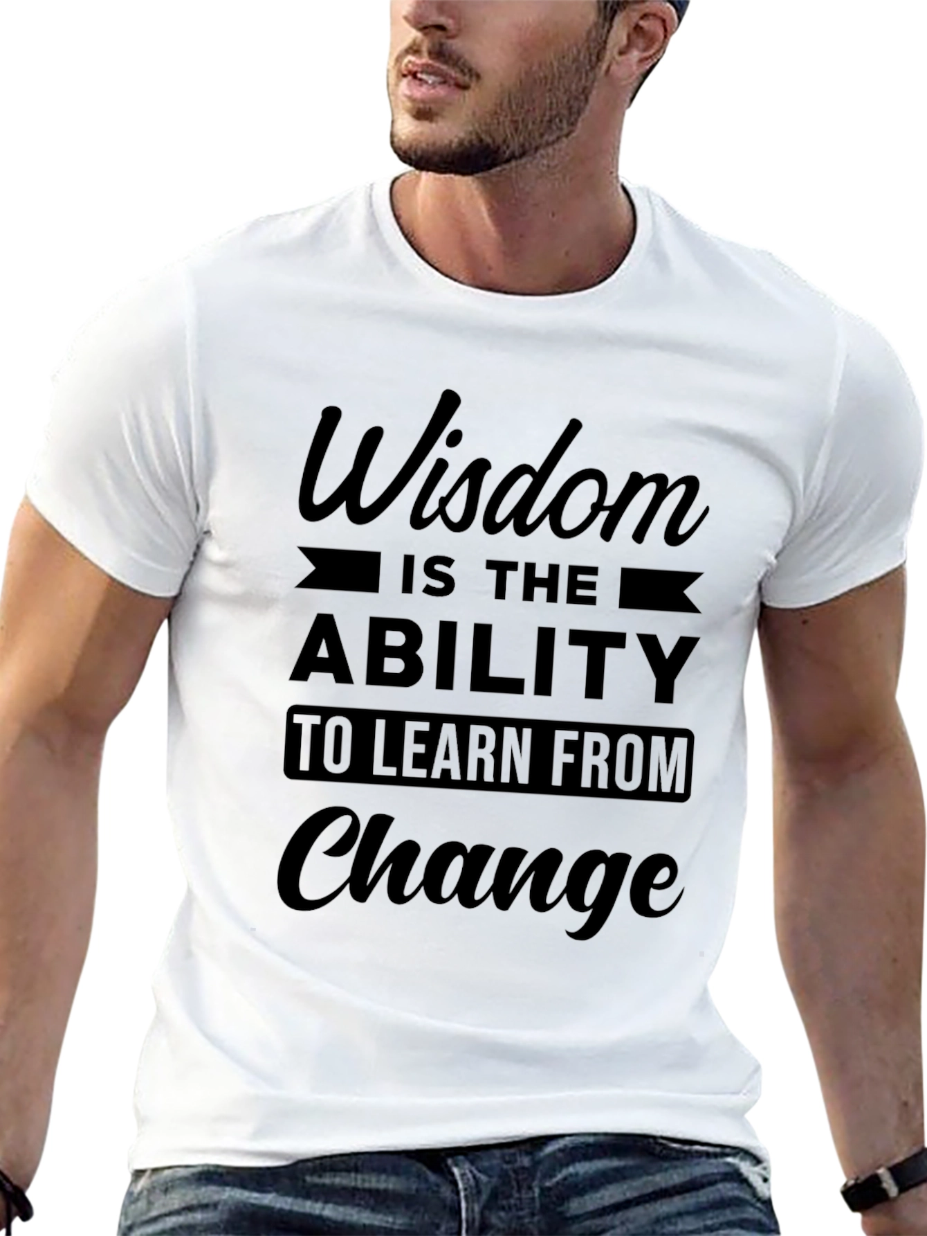 Wisdom Graphic Tee - Learn from Change