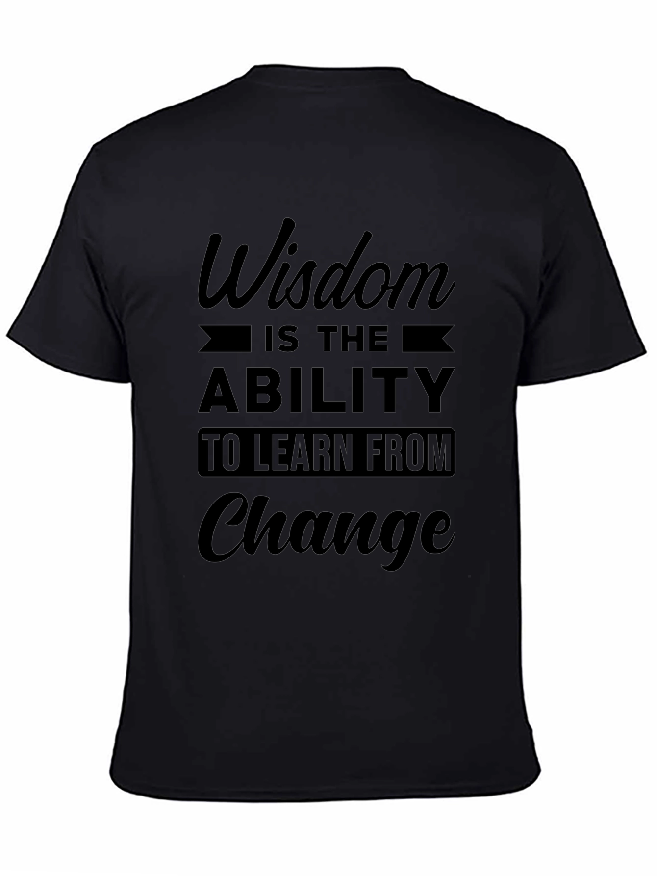 Wisdom Graphic Tee - Learn from Change