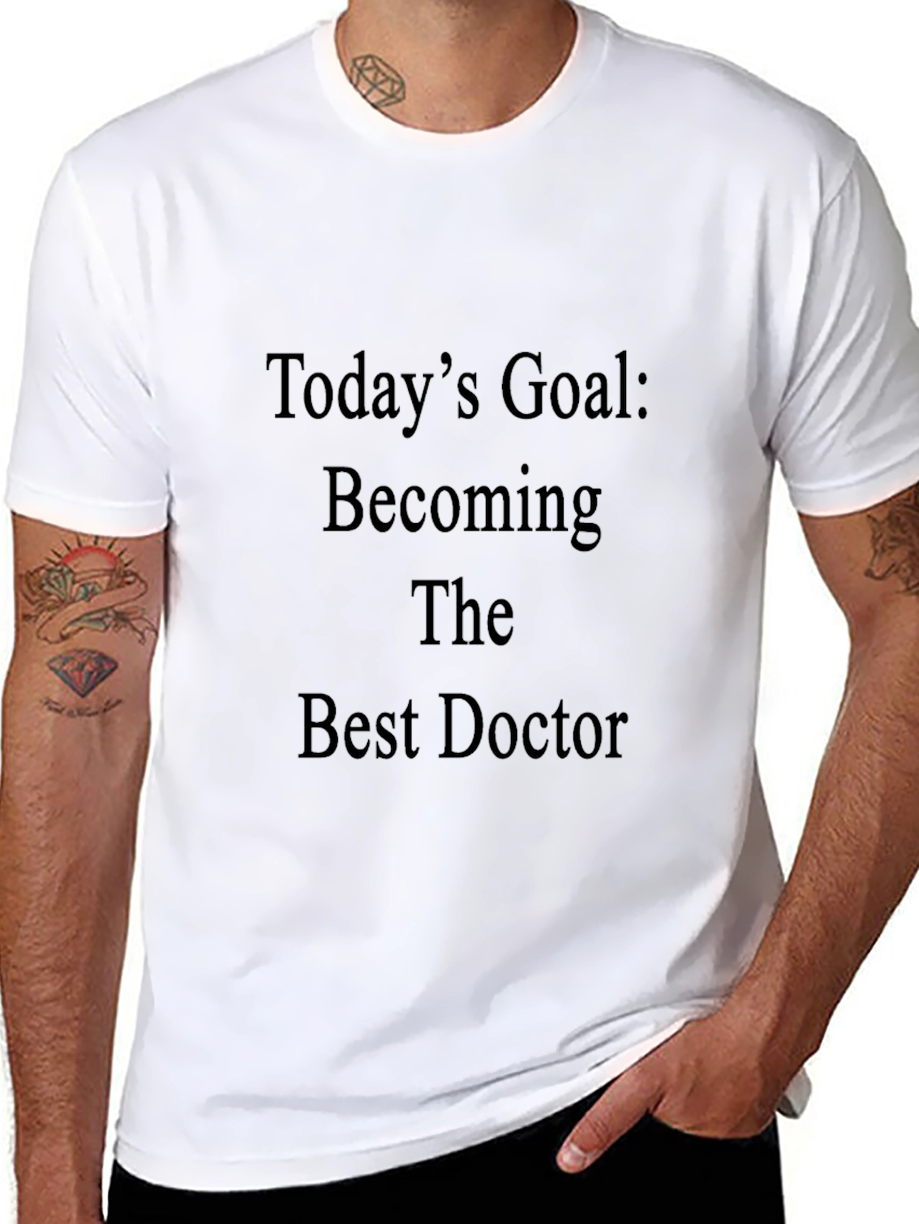 Goal Oriented Black T-Shirt