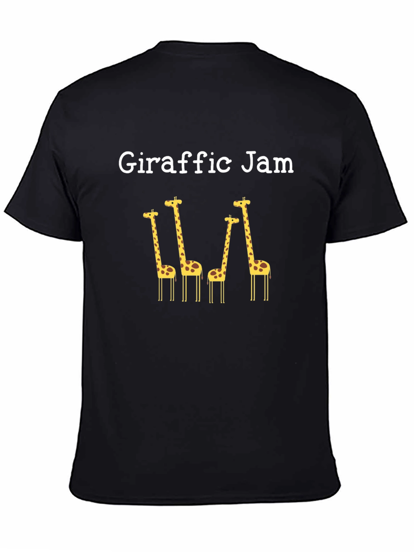 Giraffric Jam Black T-Shirt