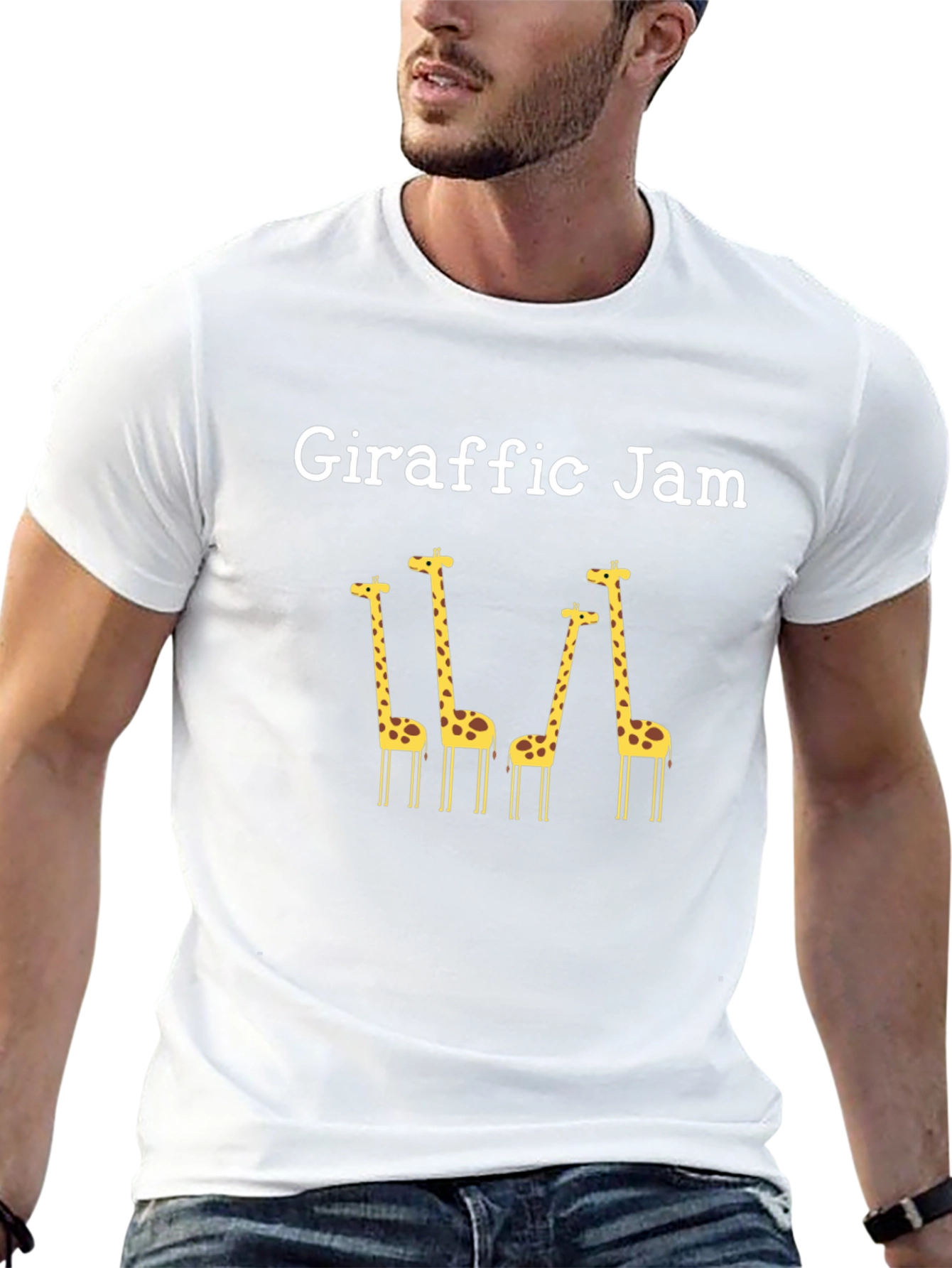 Giraffric Jam Black T-Shirt