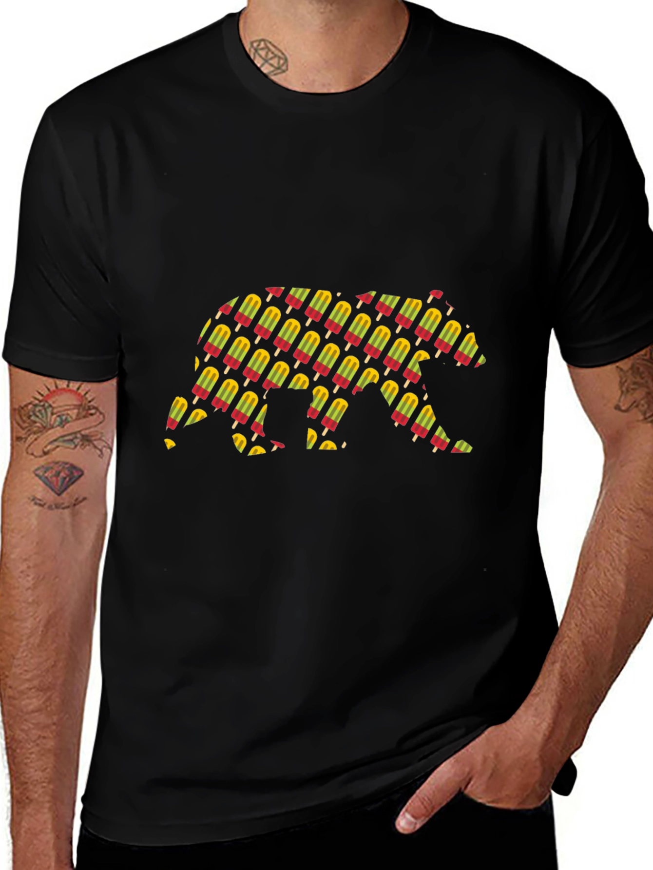 Bear Popsicle Graphic Tee