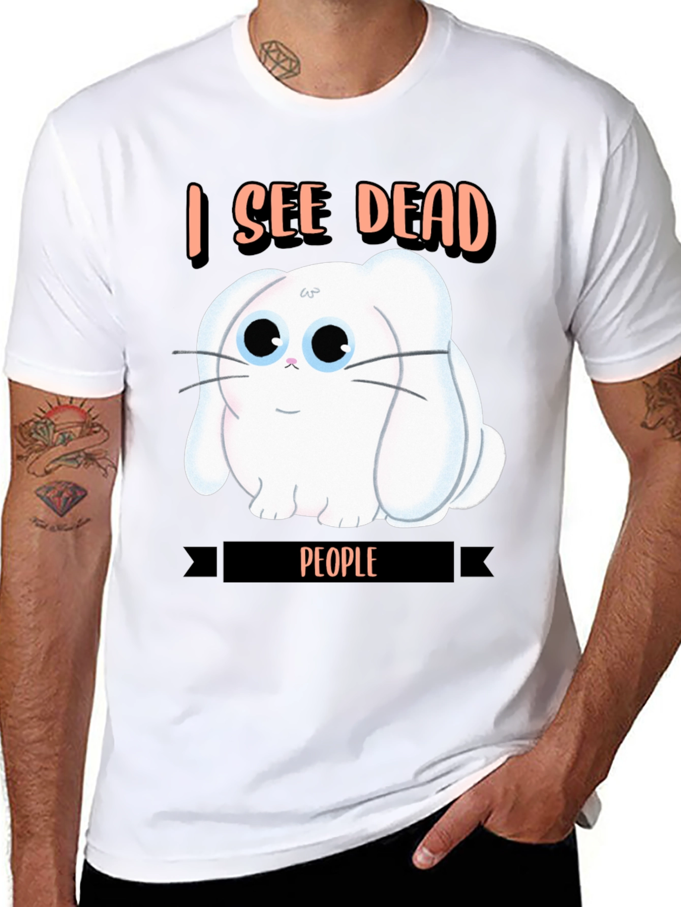 I See Dead People Rabbit T-Shirt