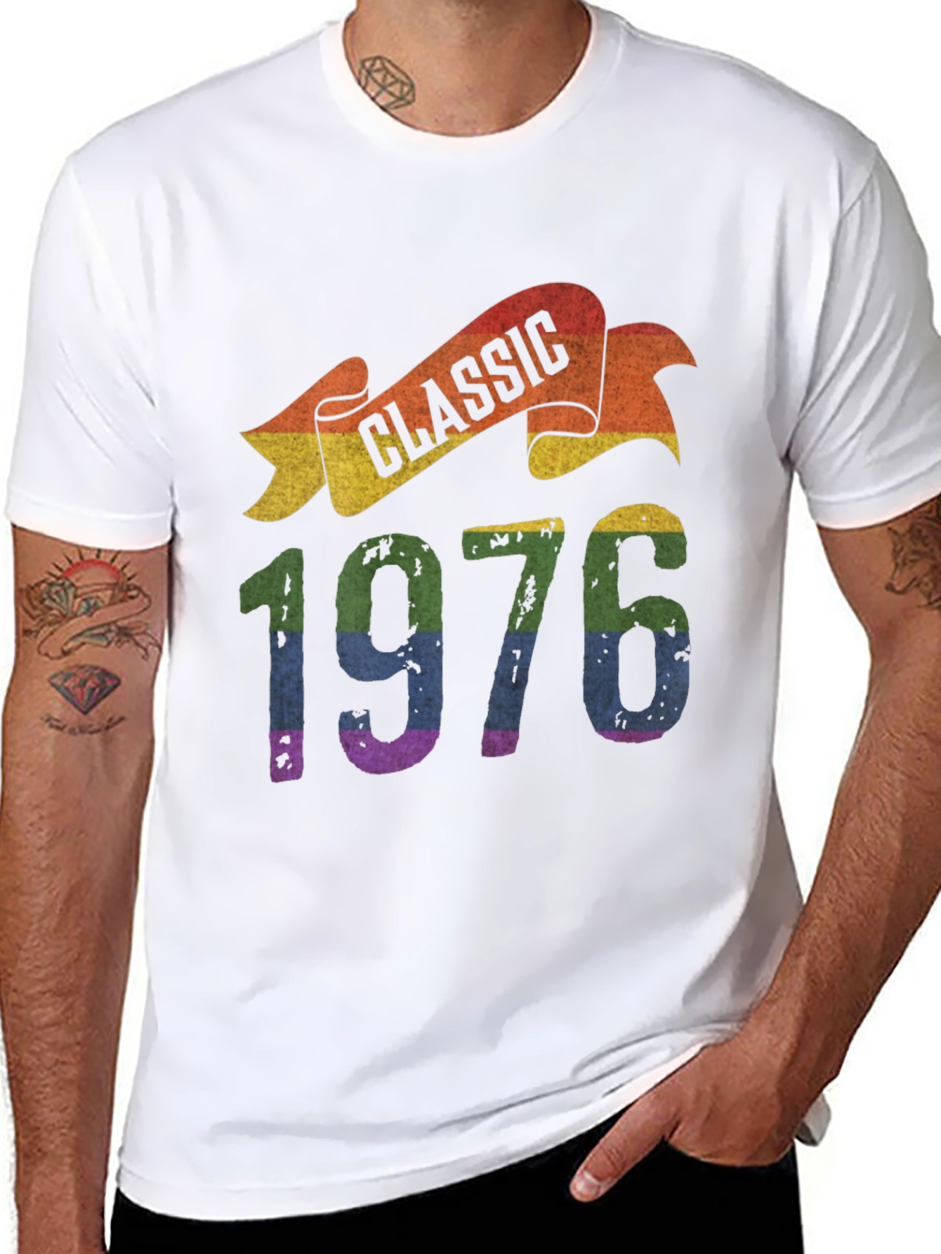 Classic 1976 Rainbow T-Shirt