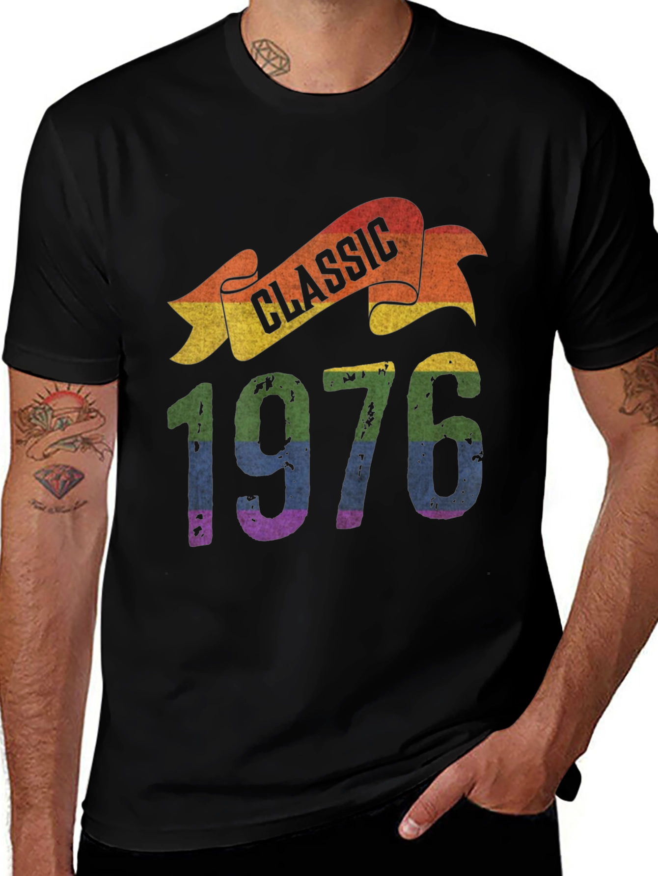 Classic 1976 Rainbow T-Shirt