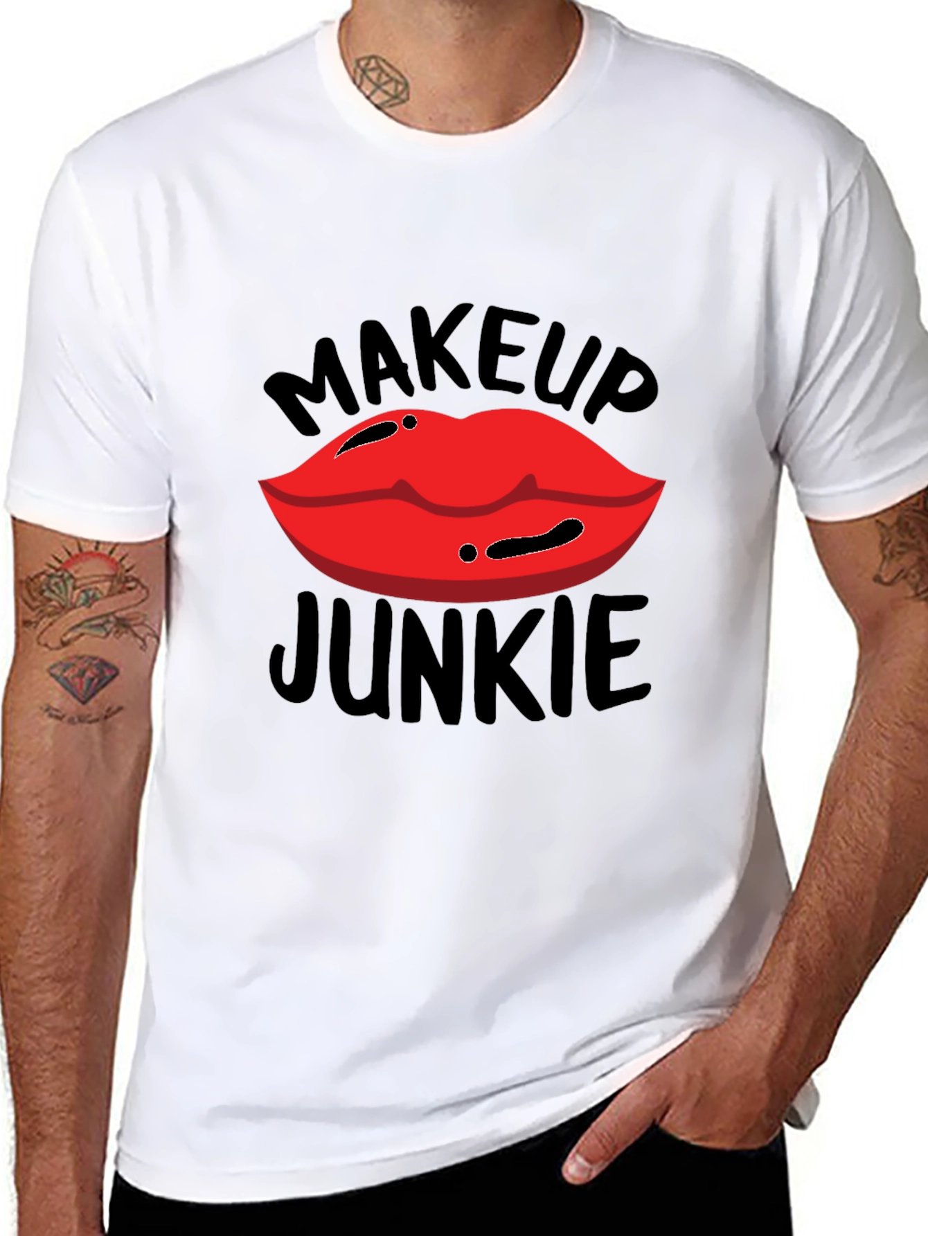 Makeup Junkie Graphic T-Shirt