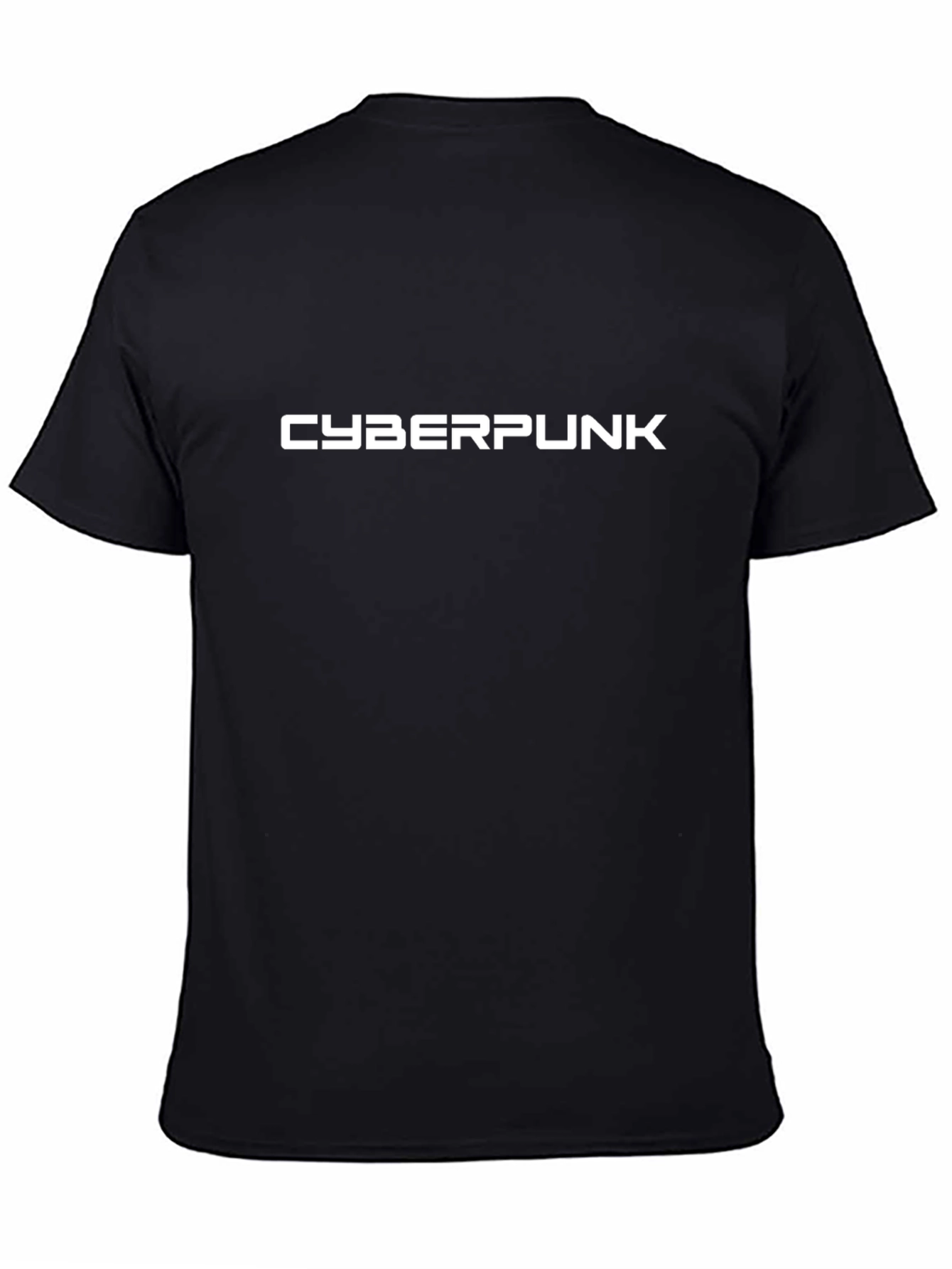 Cyberpunk Graphic Tee - Stylish Black T-Shirt